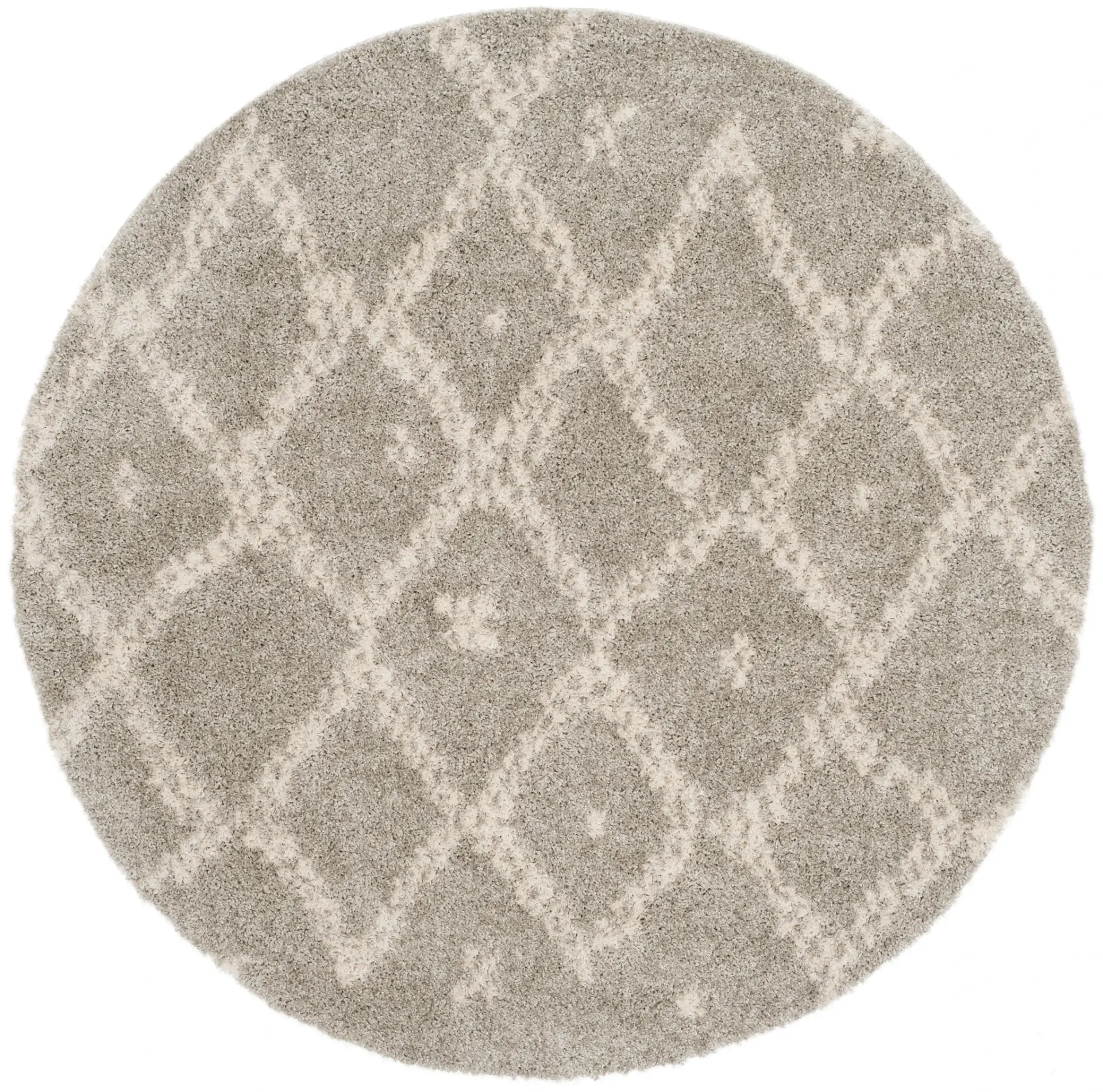 Arizona Dotted Diamond Trellis Shag Rug
