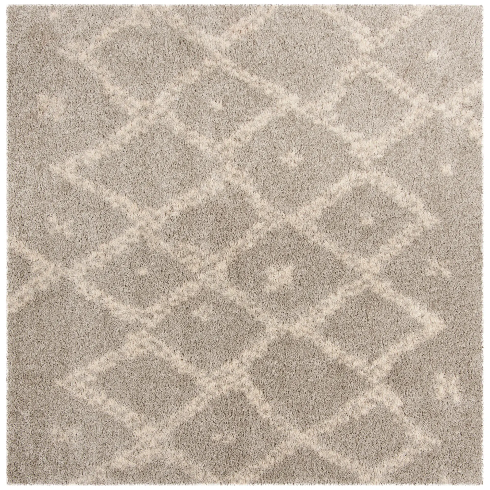 Arizona Dotted Diamond Trellis Shag Rug