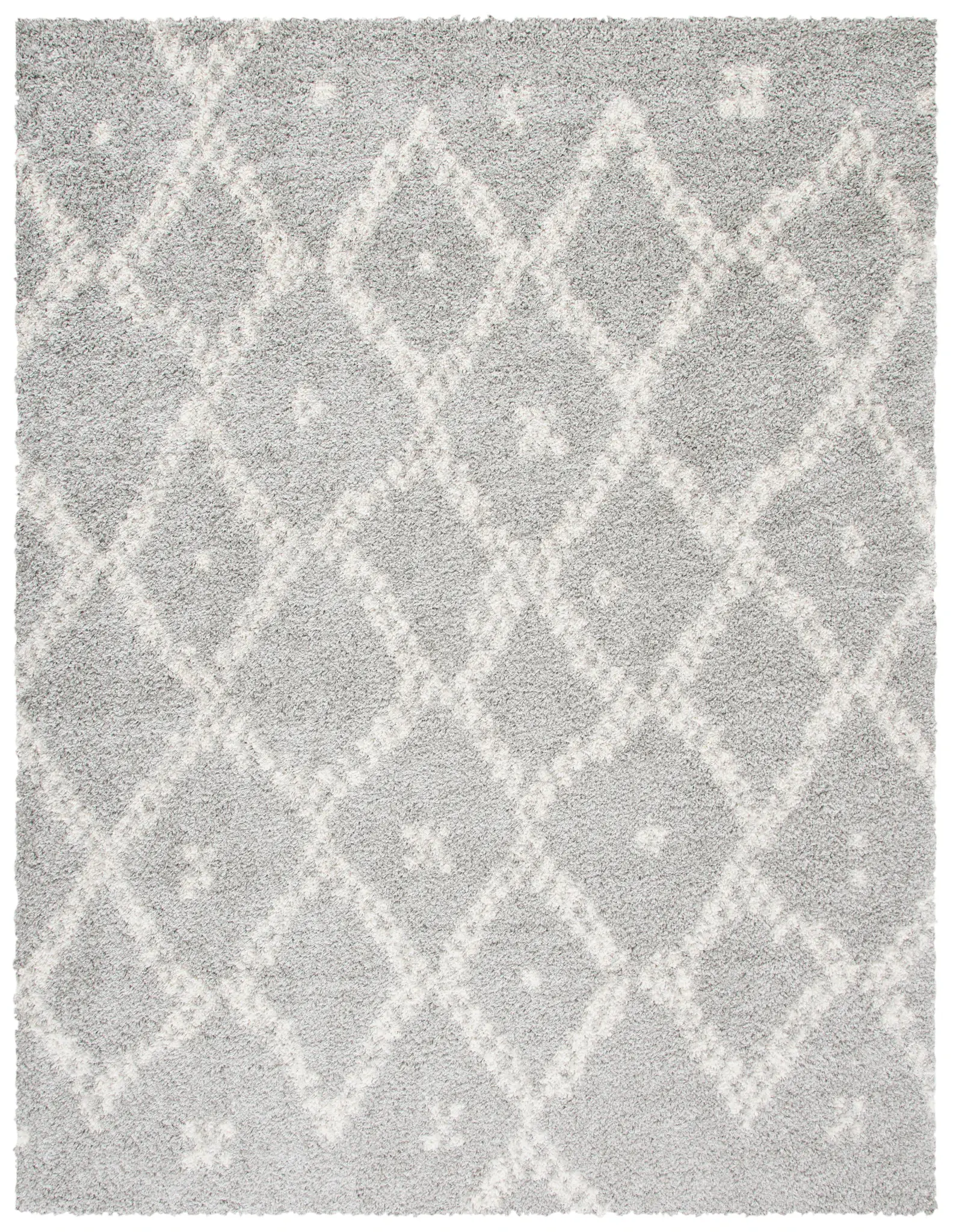 Arizona Dotted Diamond Trellis Shag Rug