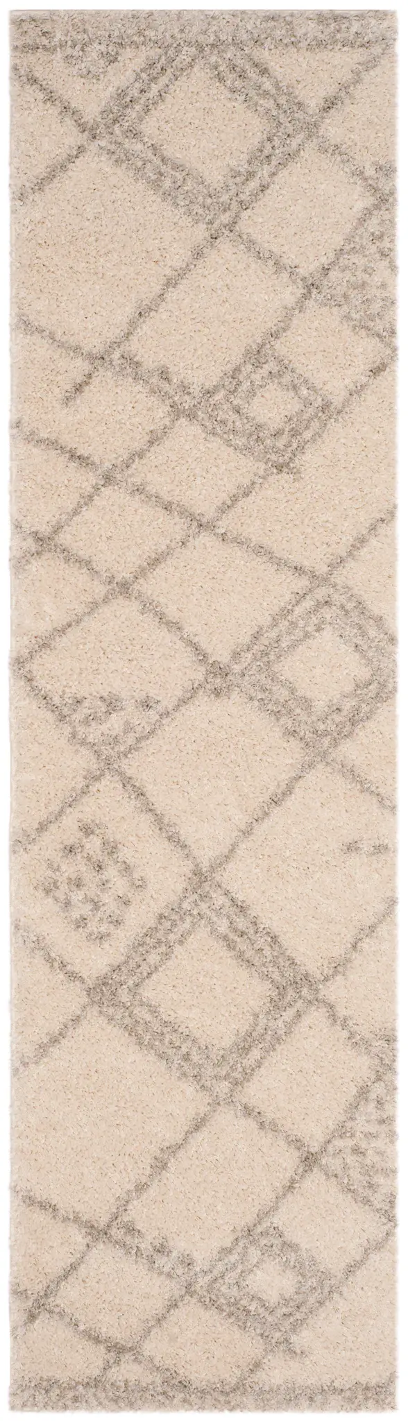 Arizona Abstract Diamond Grid Shag Rug
