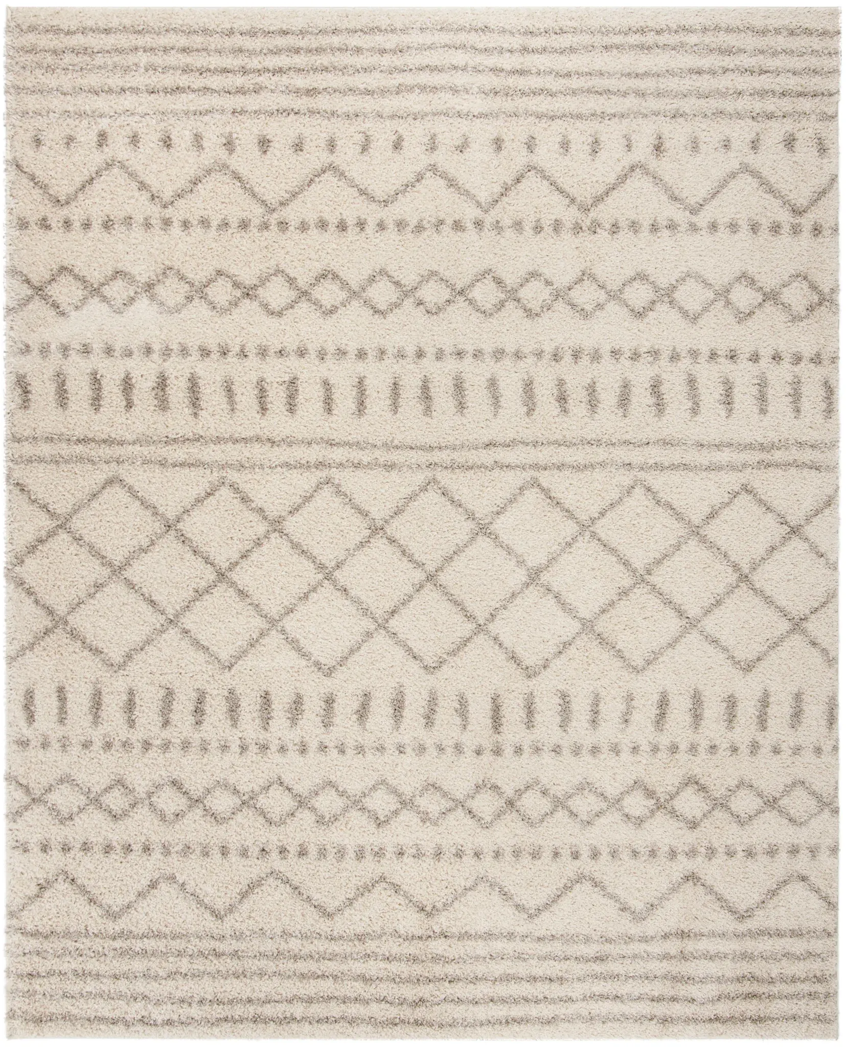 Arizona Shag Tribal Diamond Rug