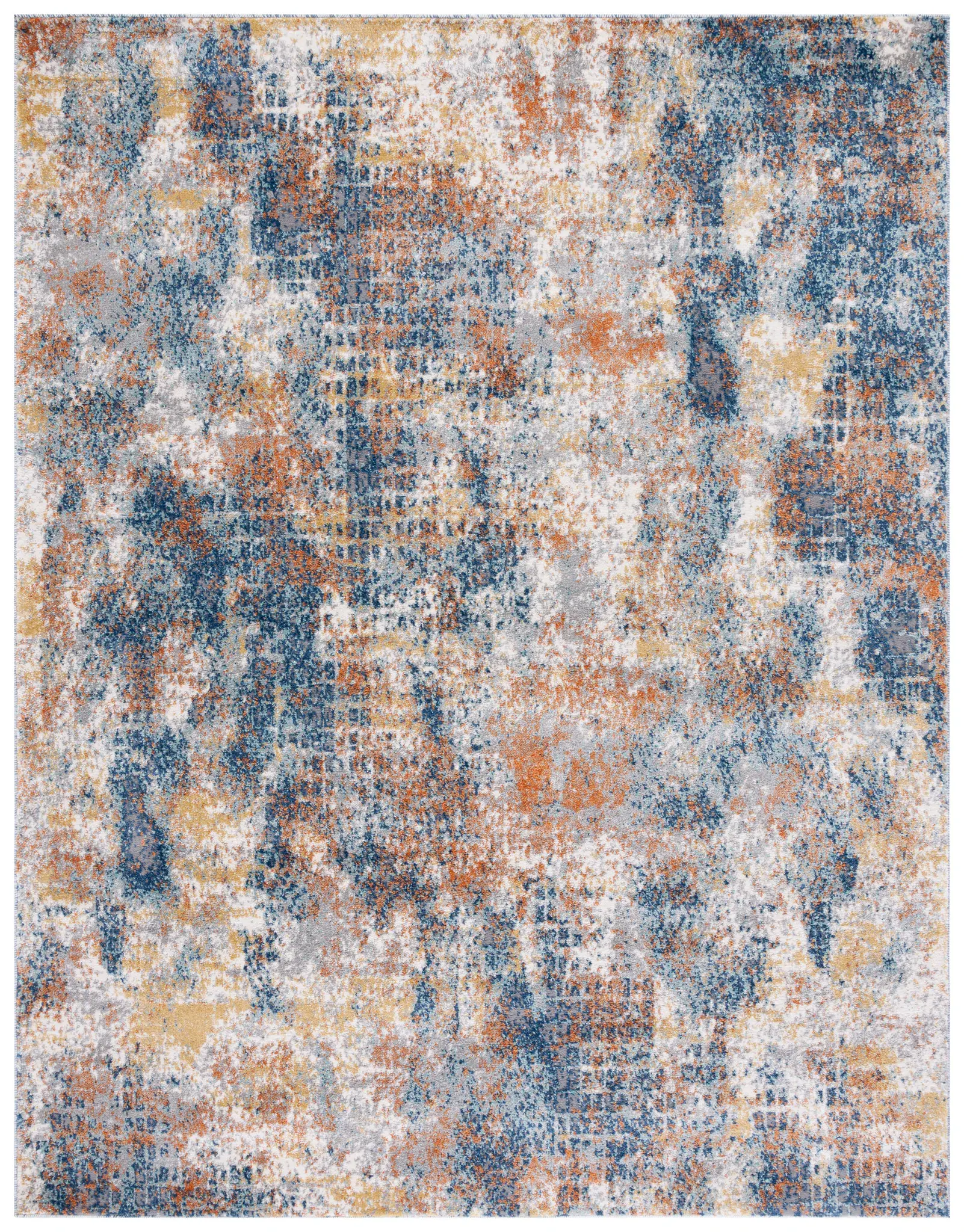 Aston Abstract Grid Rug