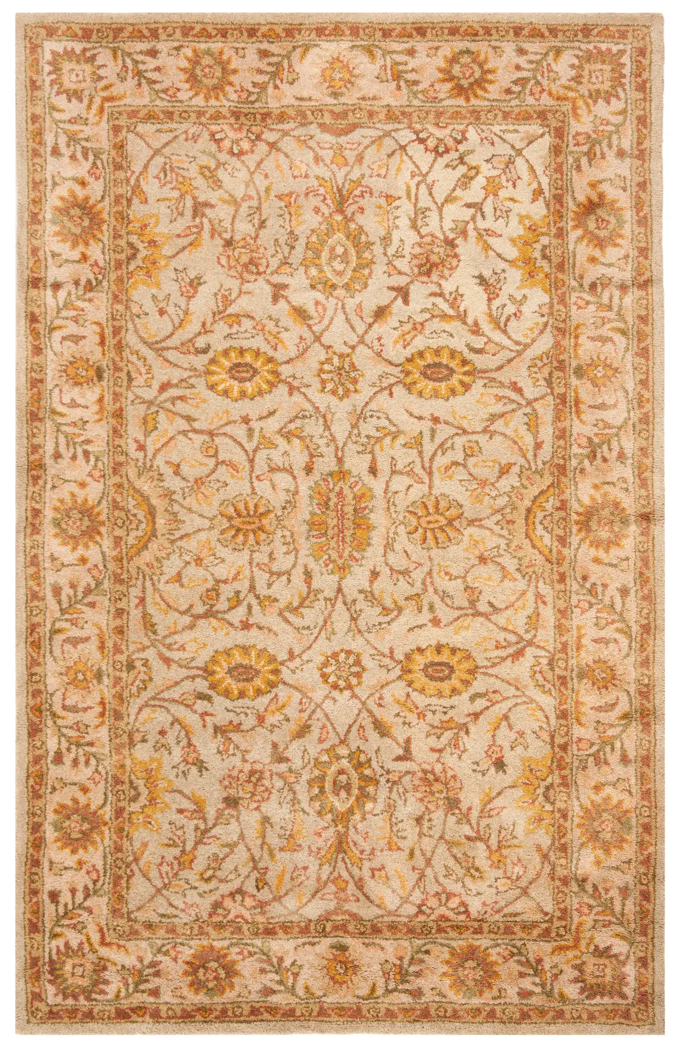 Antiquity Rosette Trellis Hand-Tufted Wool Rug