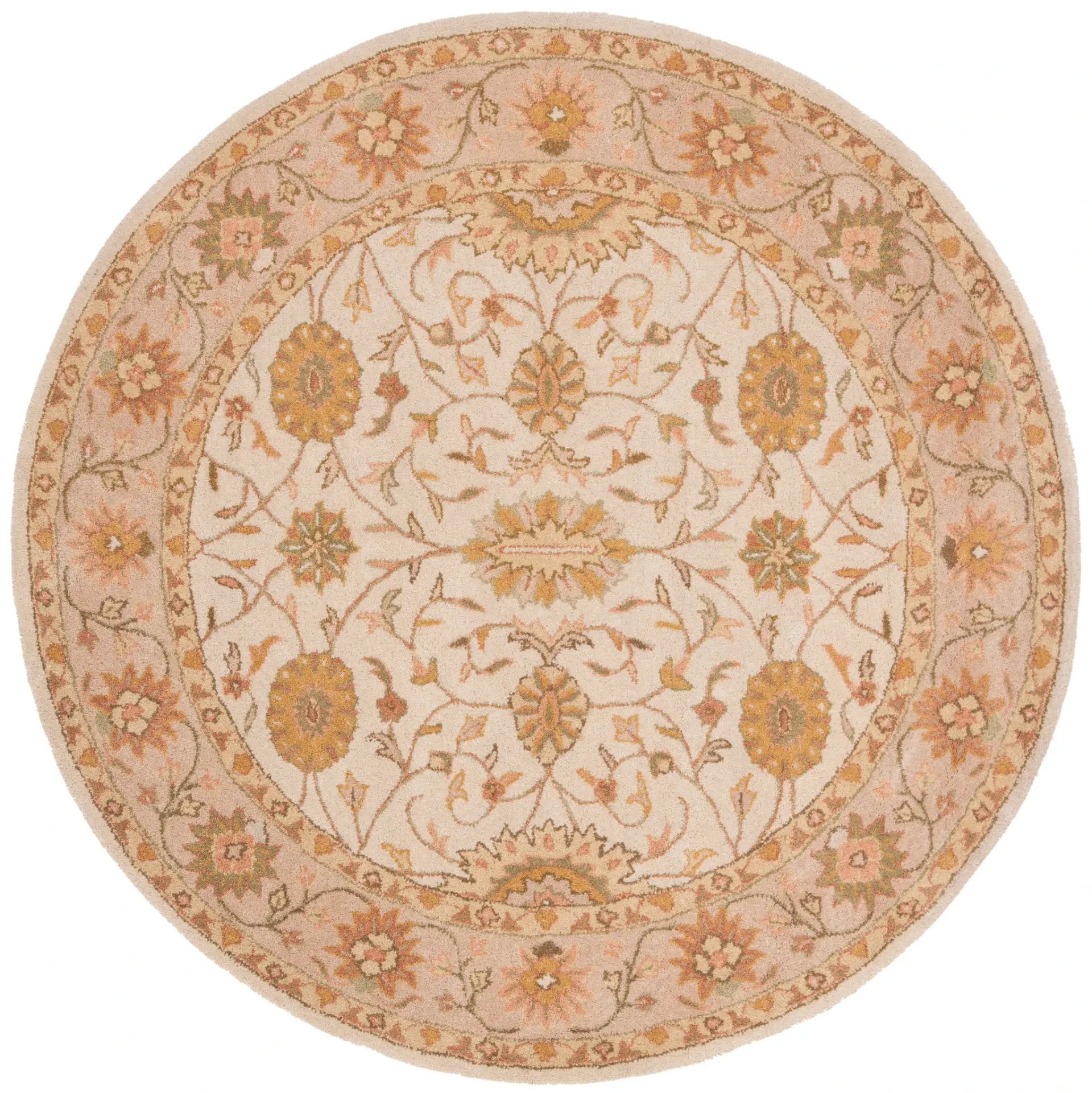 Antiquity Rosette Trellis Hand-Tufted Wool Rug