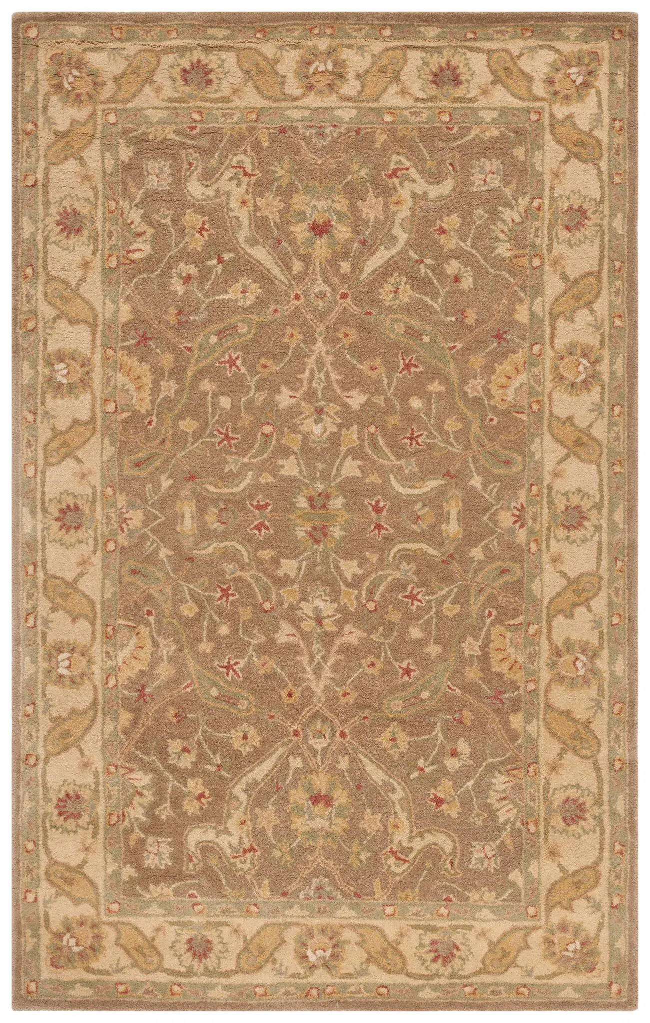 Antiquity Scrolling Floral Hand-Tufted Wool Rug