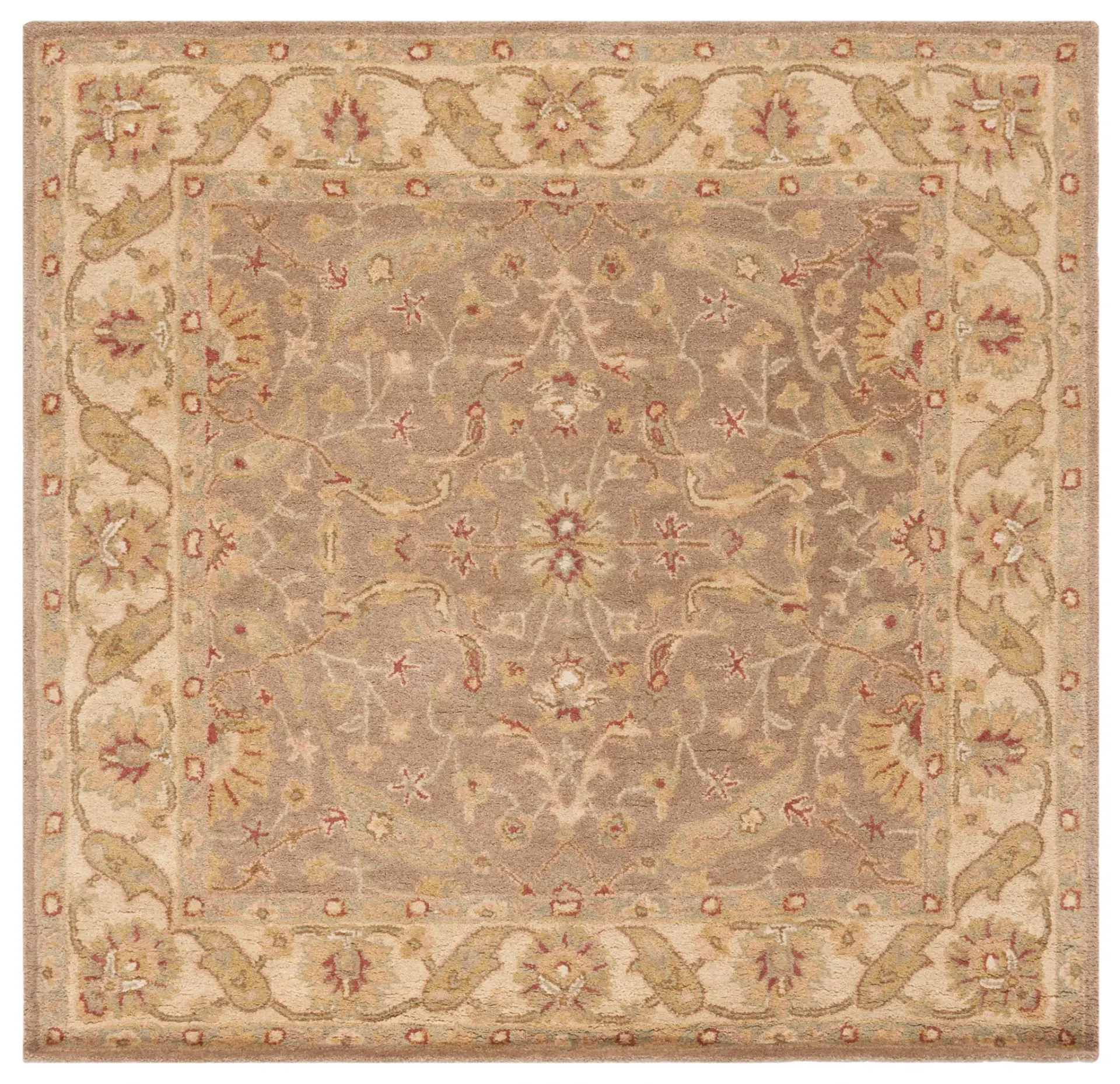 Antiquity Scrolling Floral Hand-Tufted Wool Rug