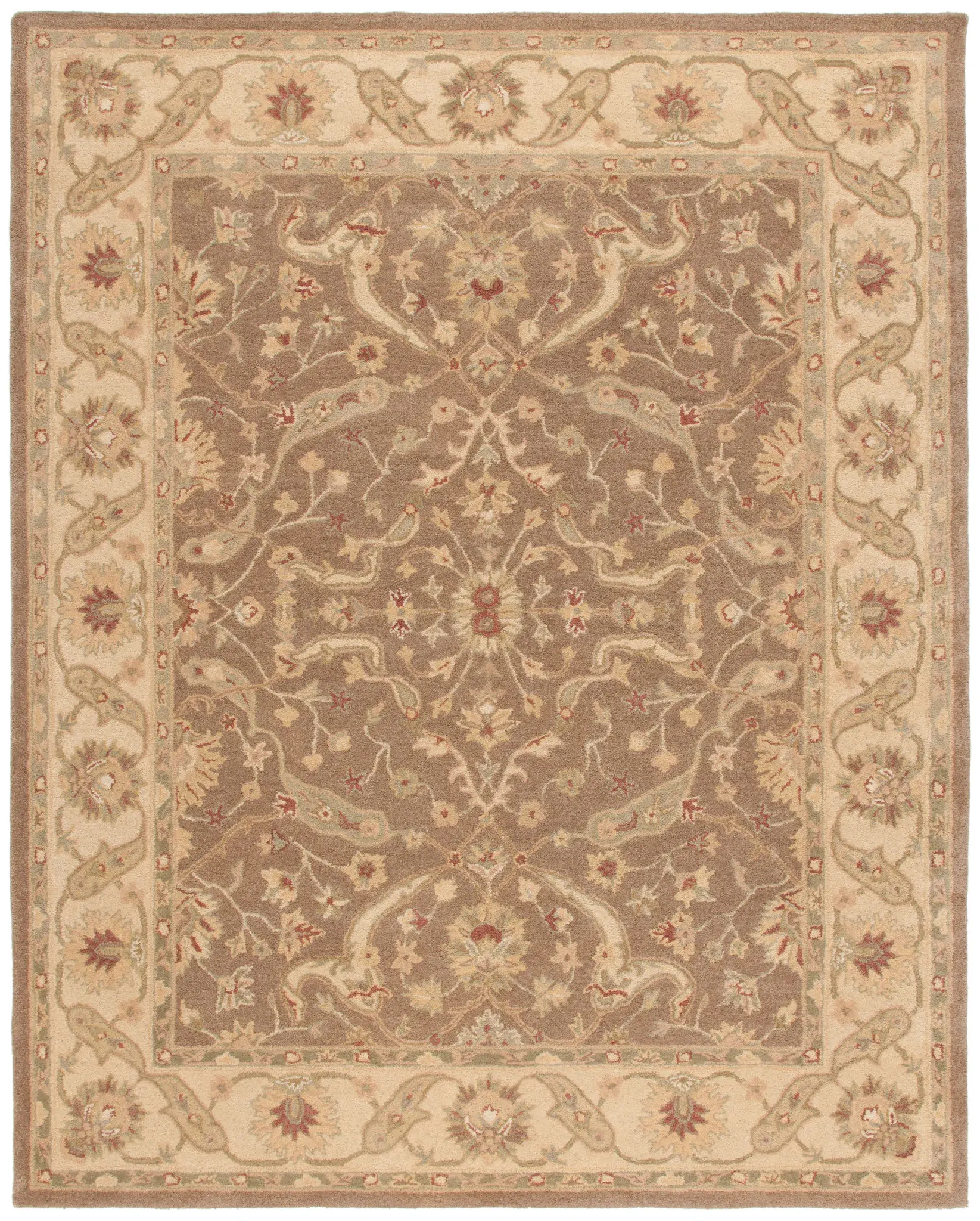 Antiquity Scrolling Floral Hand-Tufted Wool Rug