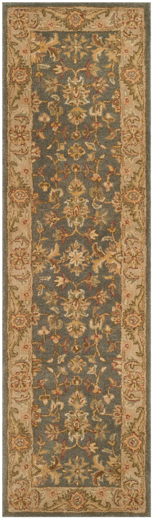 Antiquity Floral Border Hand-Tufted Wool Rug