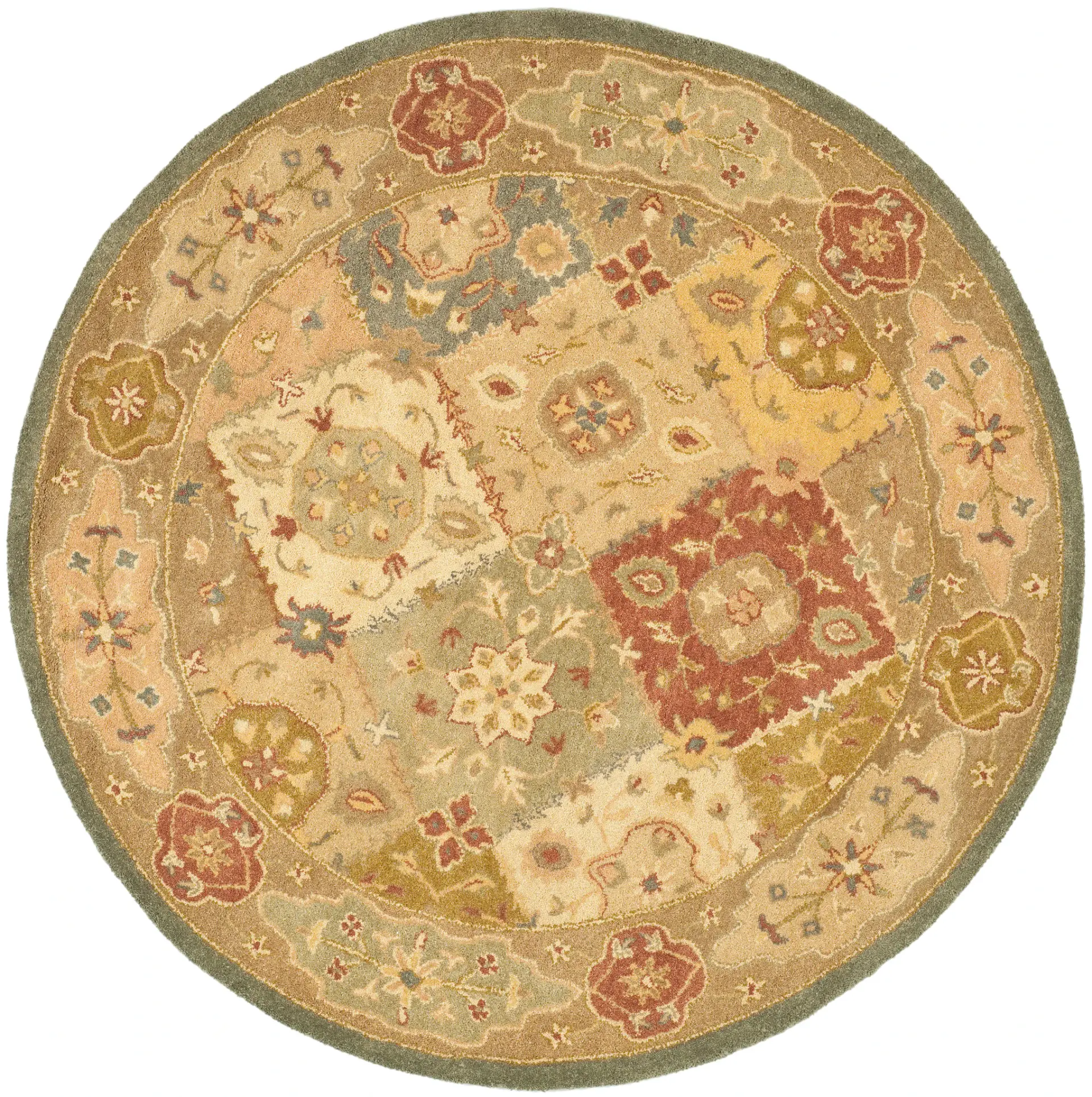 Antiquity Diamond Tile Hand-Tufted Wool Rug