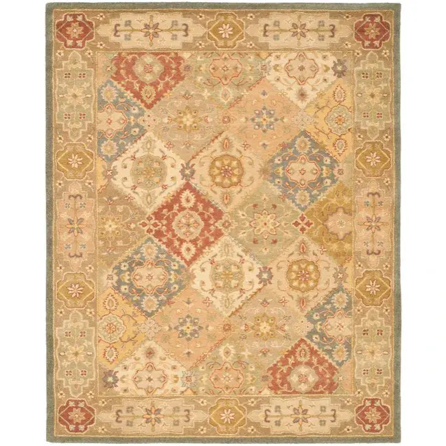 Antiquity Diamond Tile Hand-Tufted Wool Rug