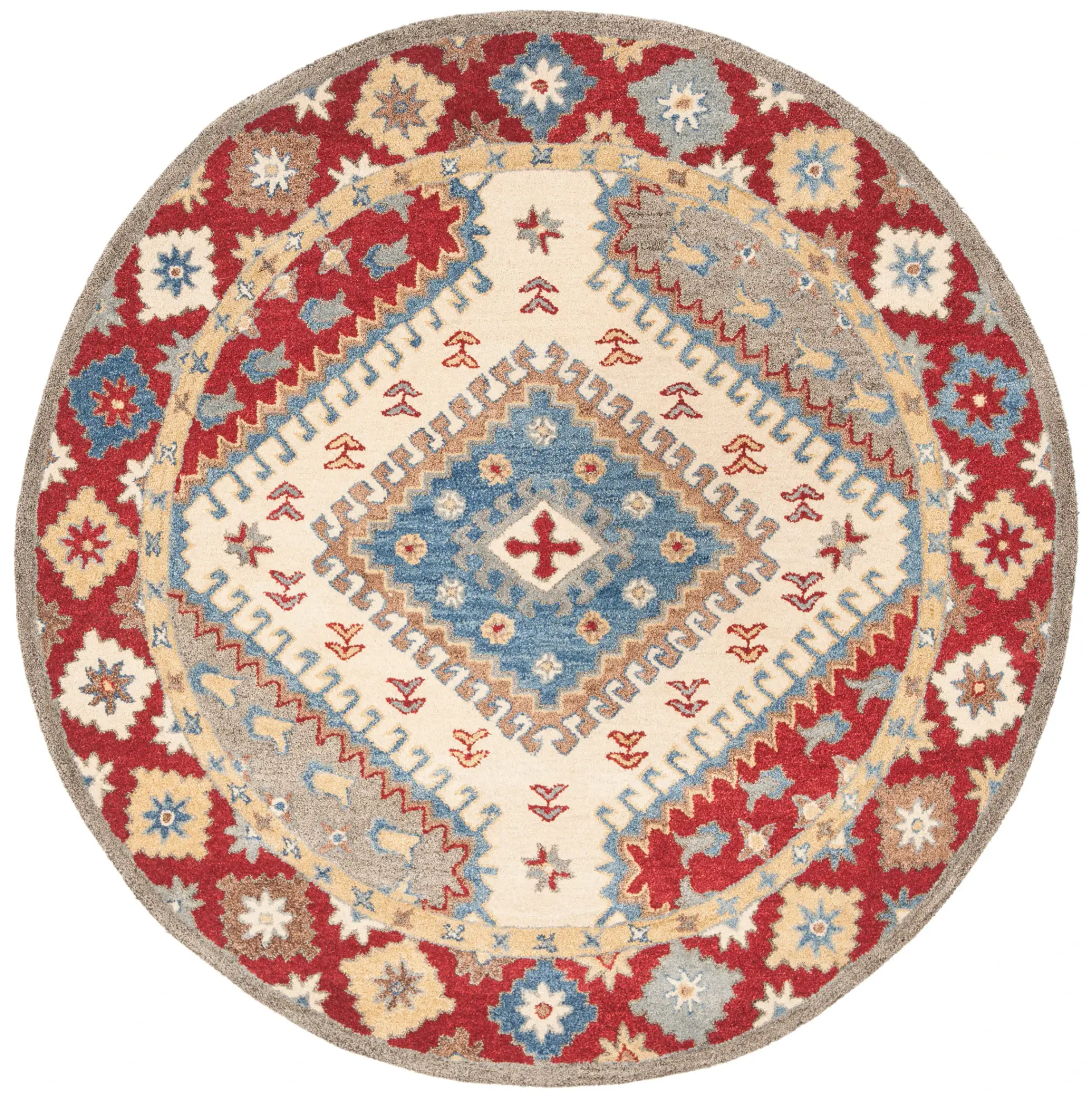 Antiquity Tribal Medallion Hand-Tufted Wool Rug