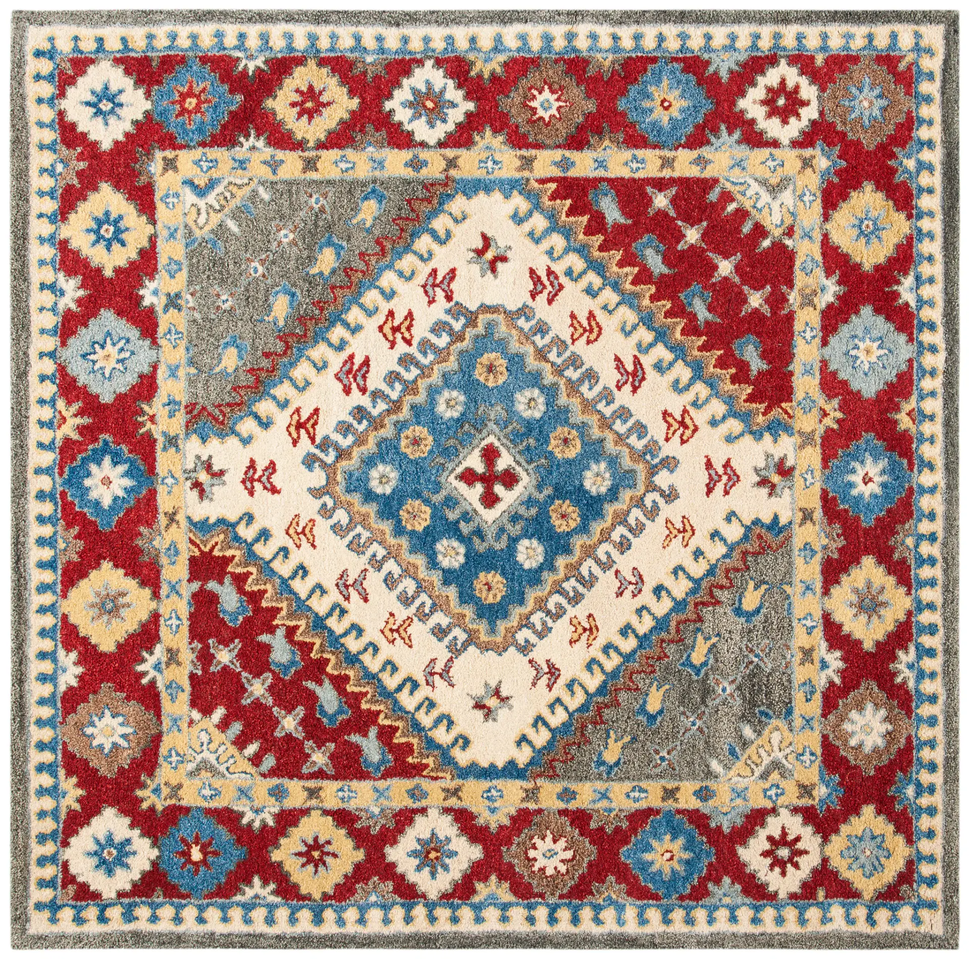 Antiquity Tribal Medallion Hand-Tufted Wool Rug