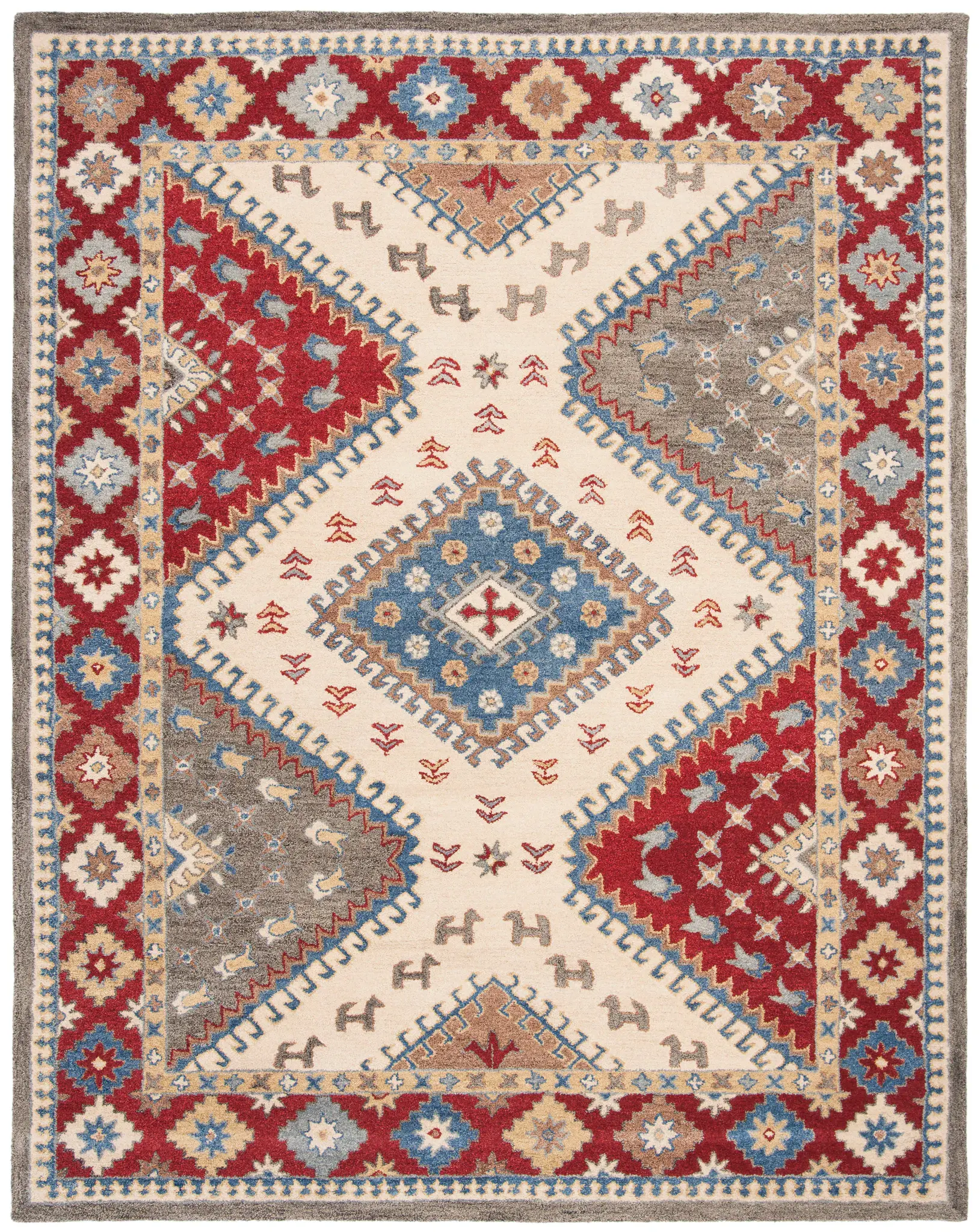 Antiquity Tribal Medallion Hand-Tufted Wool Rug