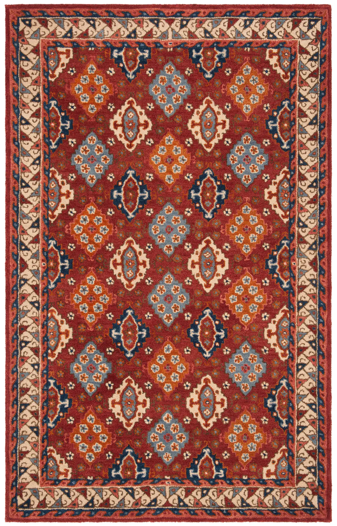 Antiquity Geometric Allover Hand-Tufted Wool Rug