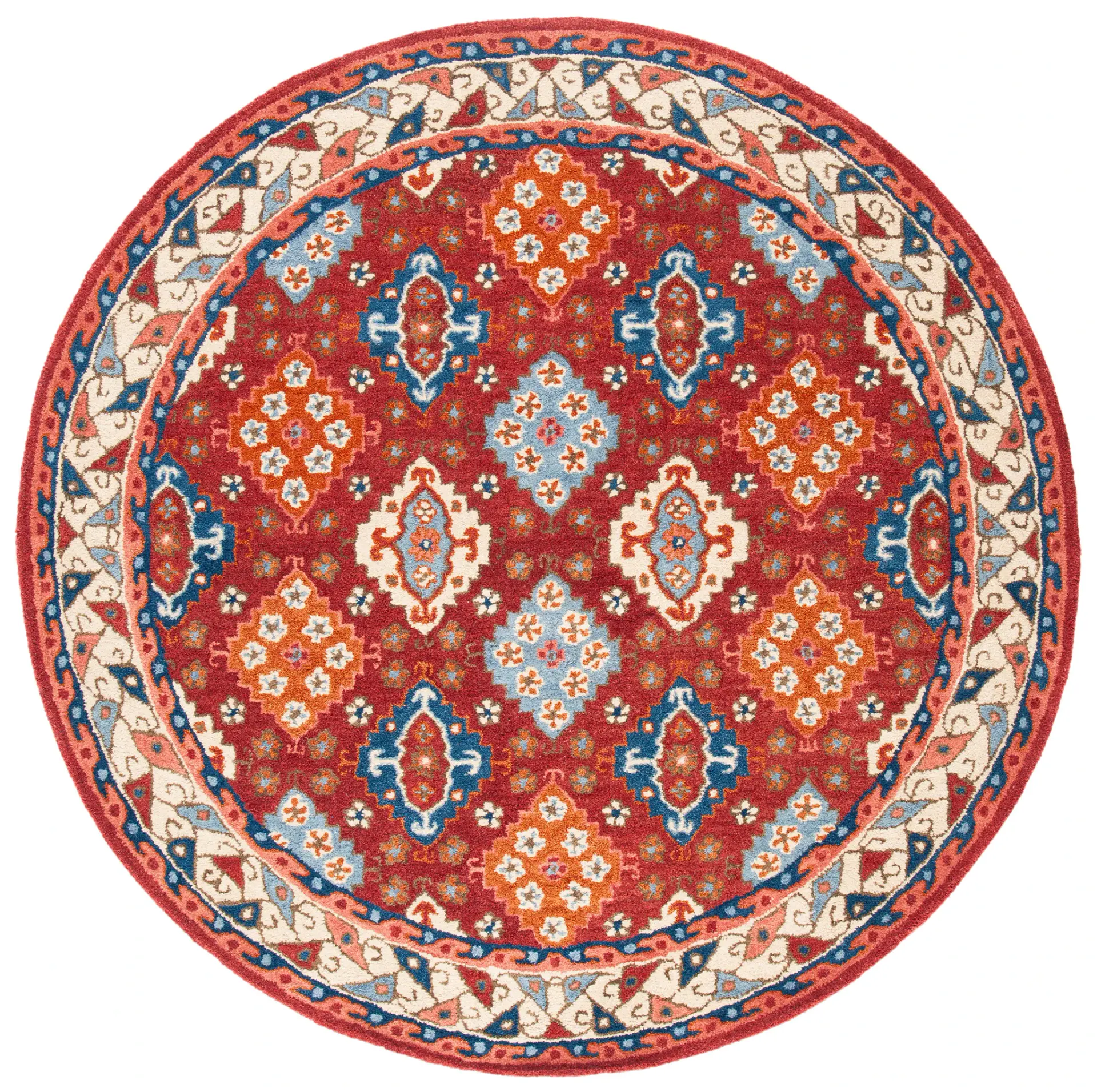 Antiquity Geometric Allover Hand-Tufted Wool Rug
