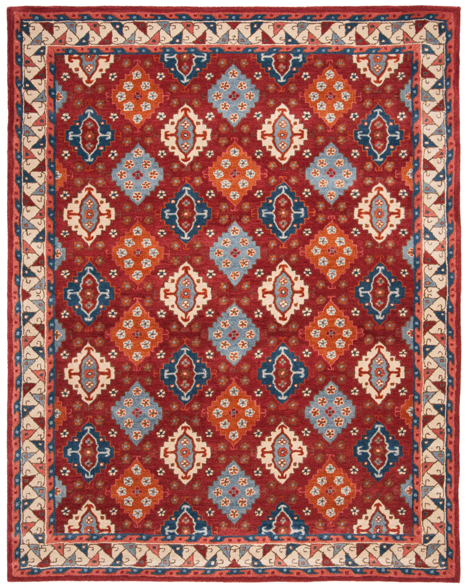 Antiquity Geometric Allover Hand-Tufted Wool Rug