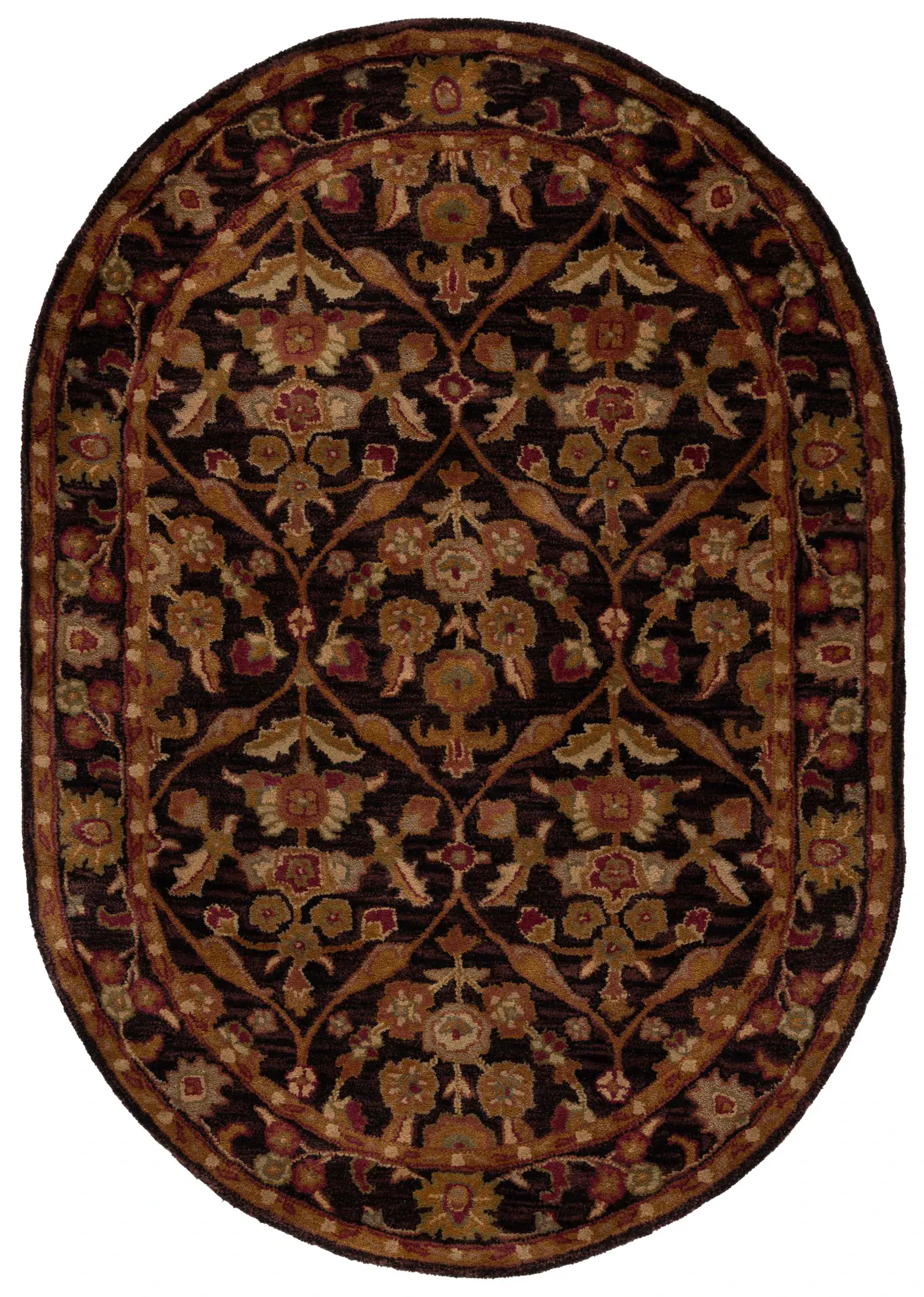 Antiquity Floral Lattice Hand-Tufted Wool Rug