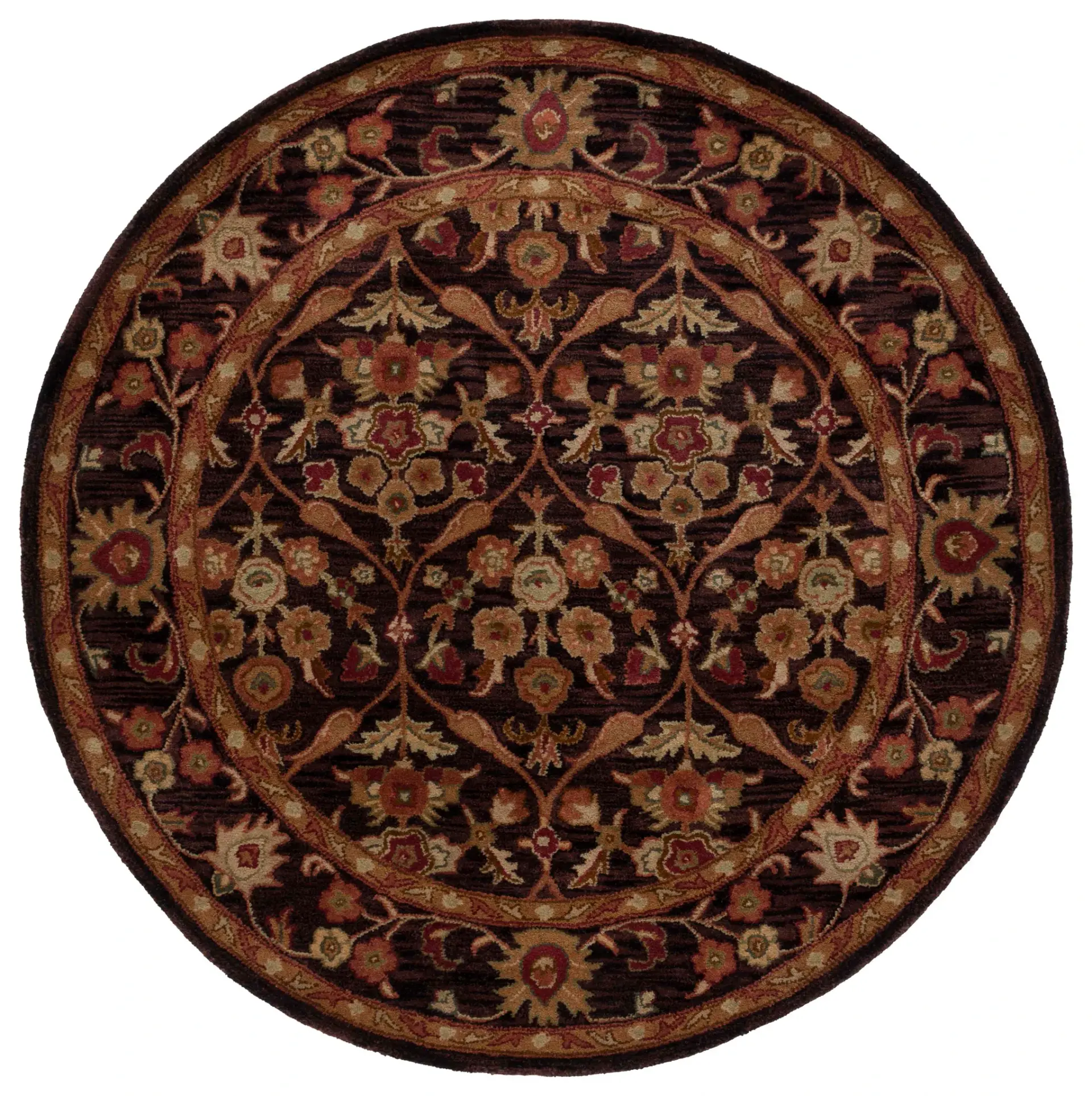 Antiquity Floral Lattice Hand-Tufted Wool Rug