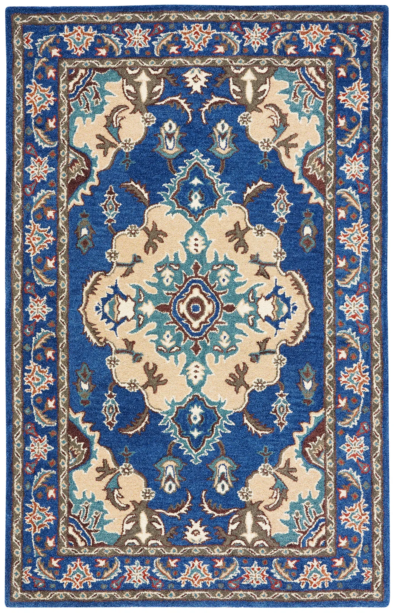 Antiquity Ornamental Medallion Hand-Tufted Wool Rug