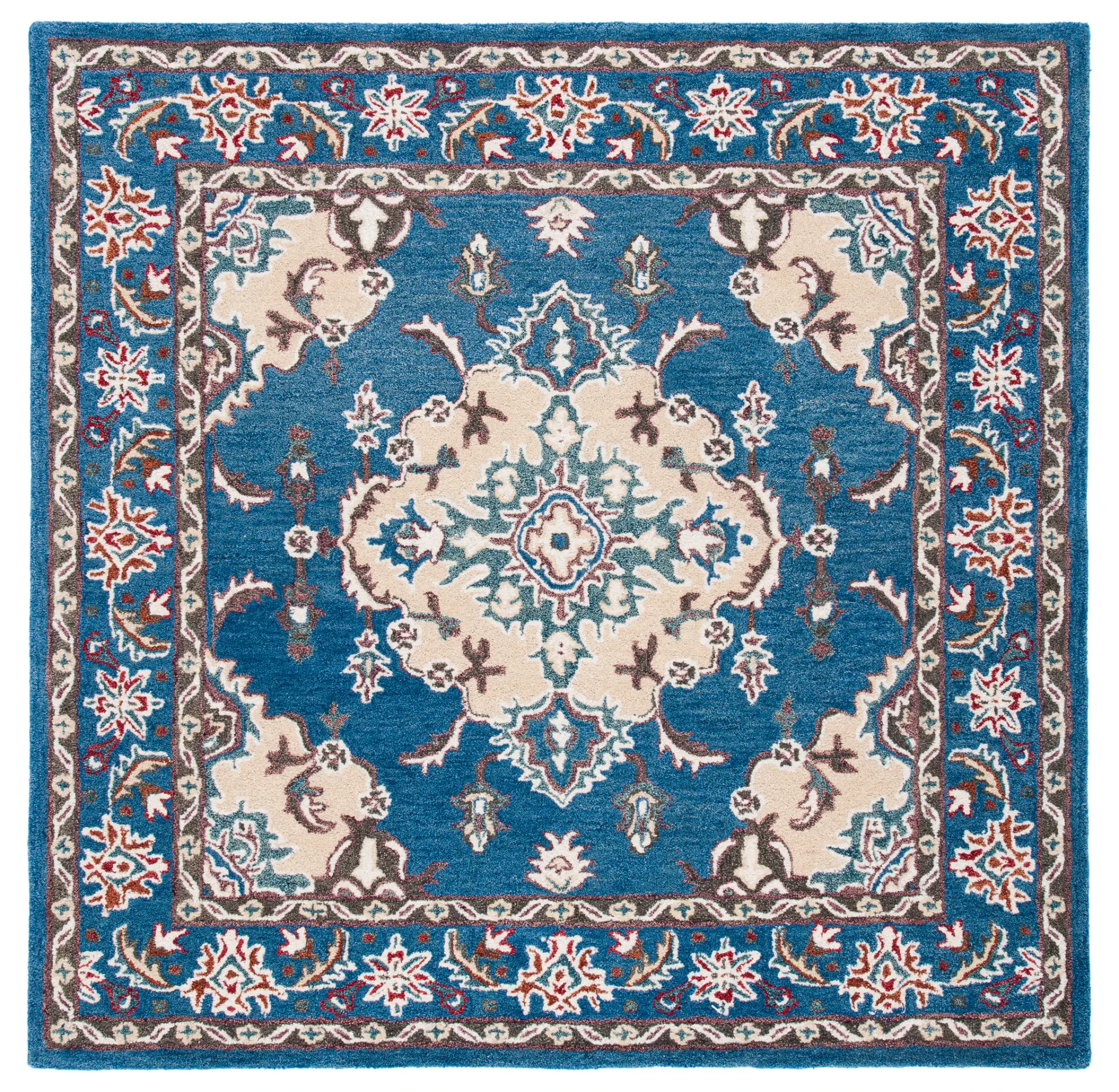 Antiquity Ornamental Medallion Hand-Tufted Wool Rug