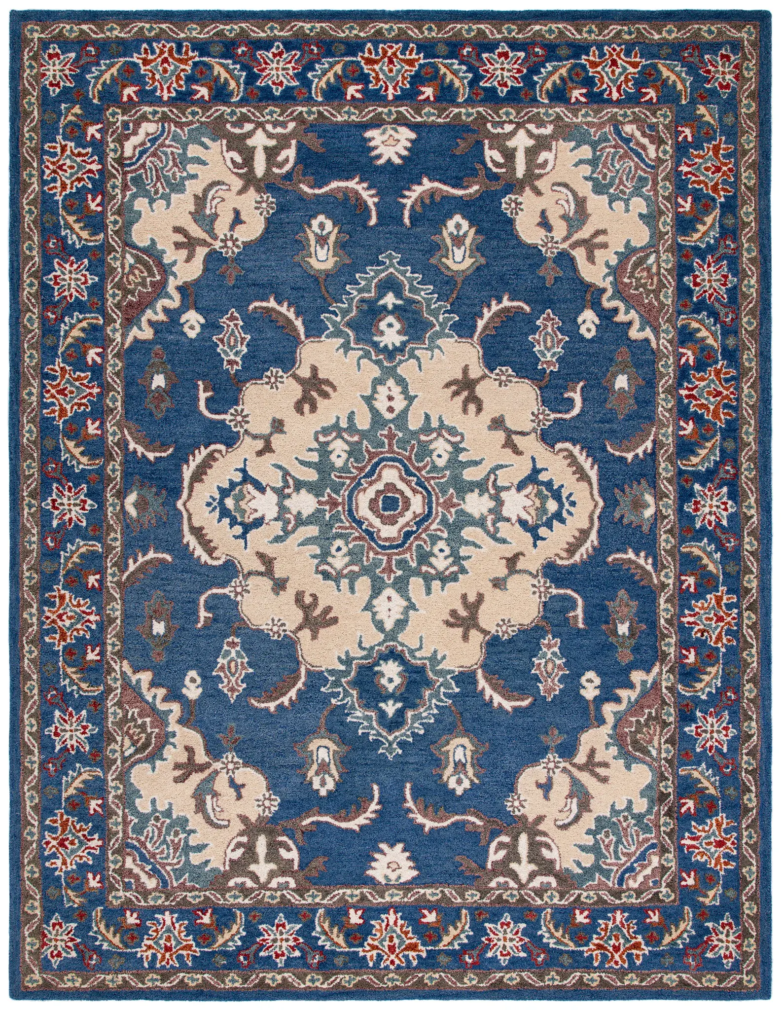 Antiquity Ornamental Medallion Hand-Tufted Wool Rug