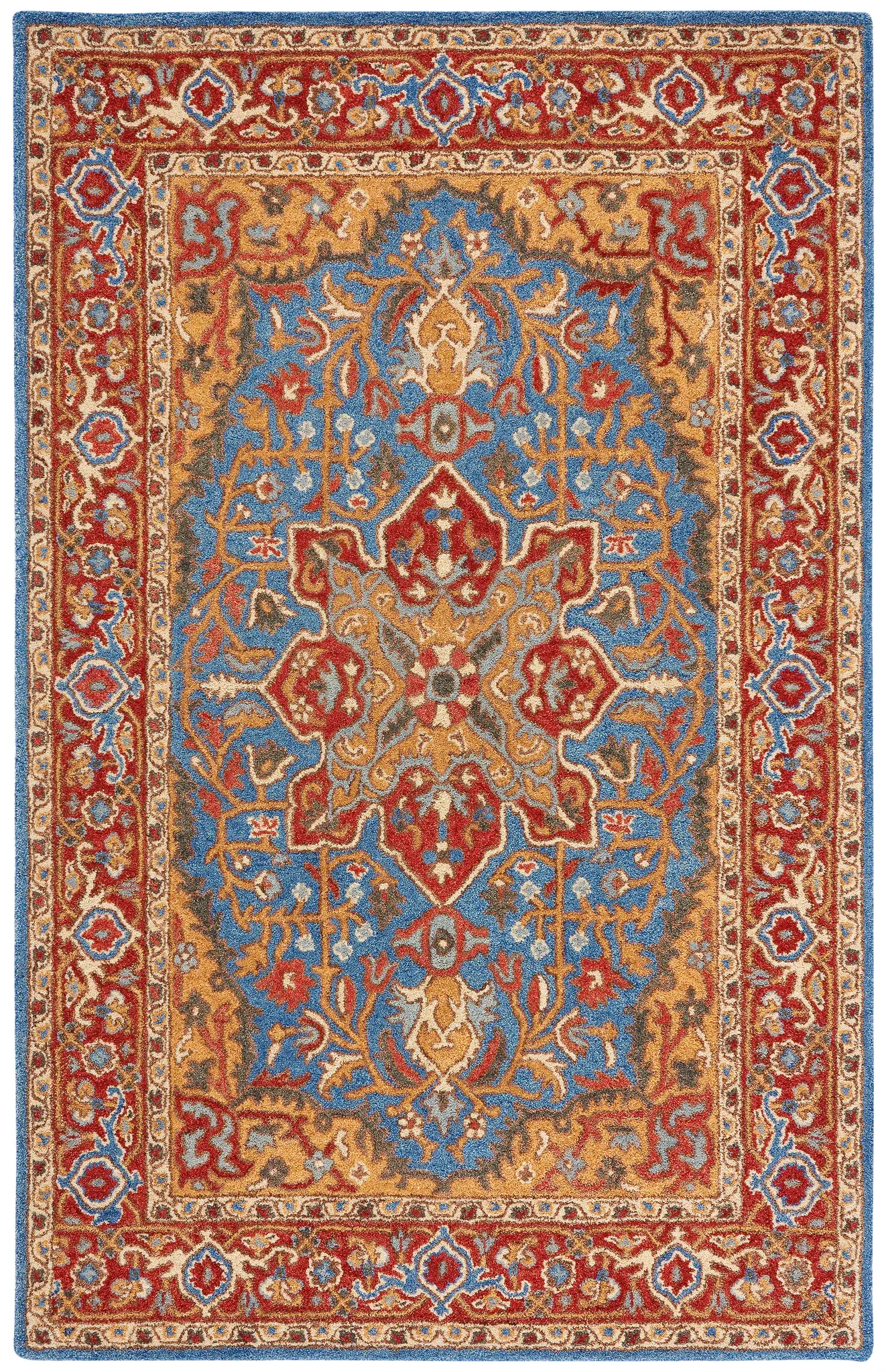 Antiquity Traditional Medallion Hand-Tufted Wool Rug