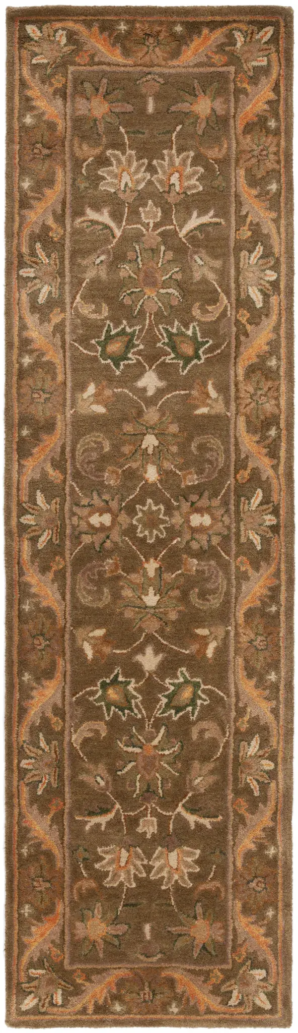Antiquity Acanthus Bordered Hand-Tufted Wool Rug