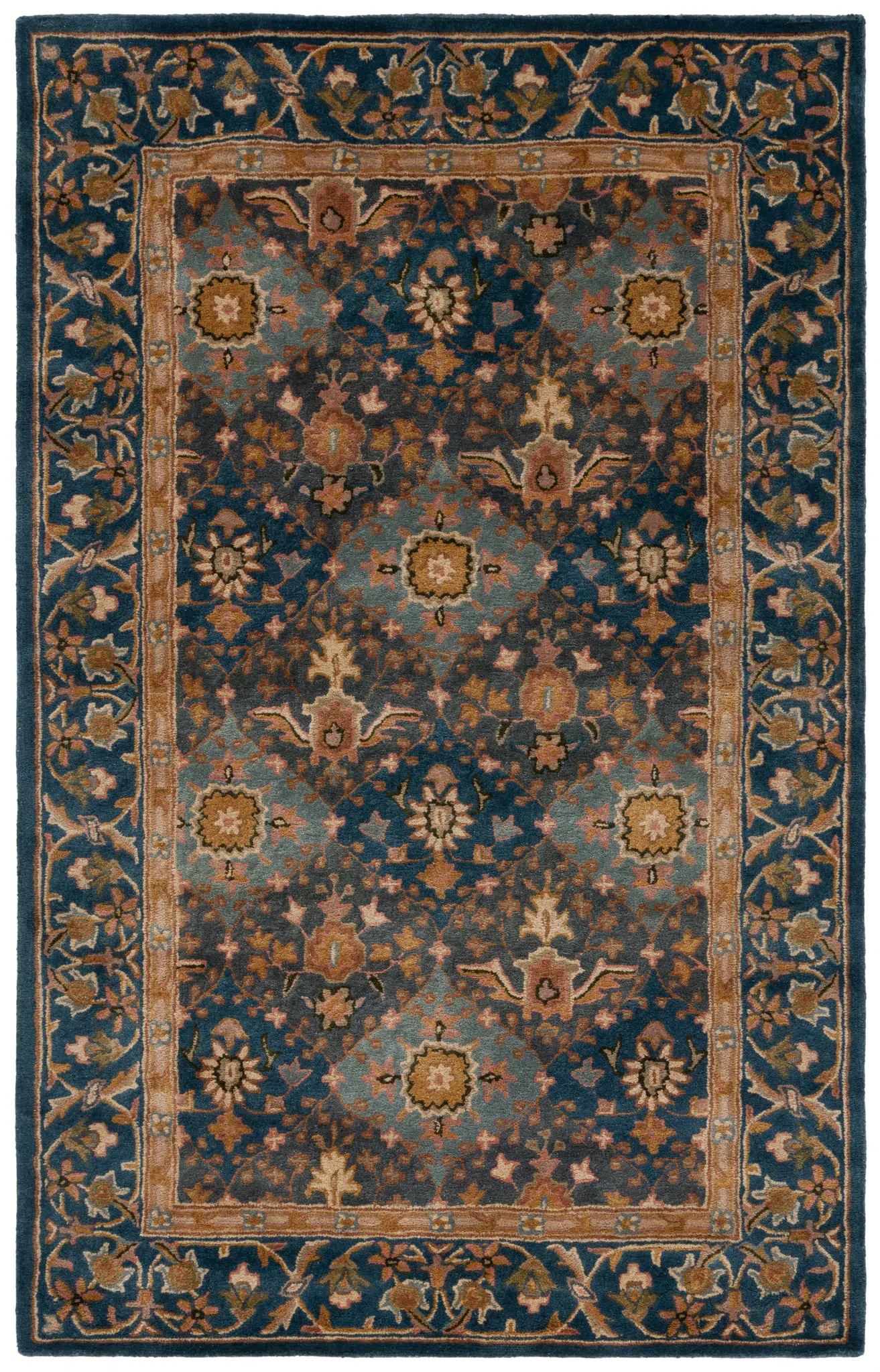 Antiquity Diamond Lattice Hand-Tufted Wool Rug