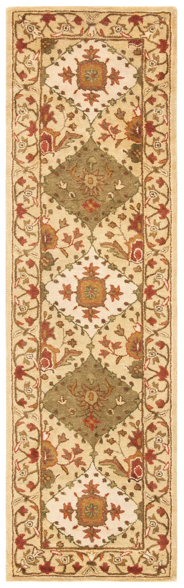 Antiquity Diamond Lattice Hand-Tufted Wool Rug