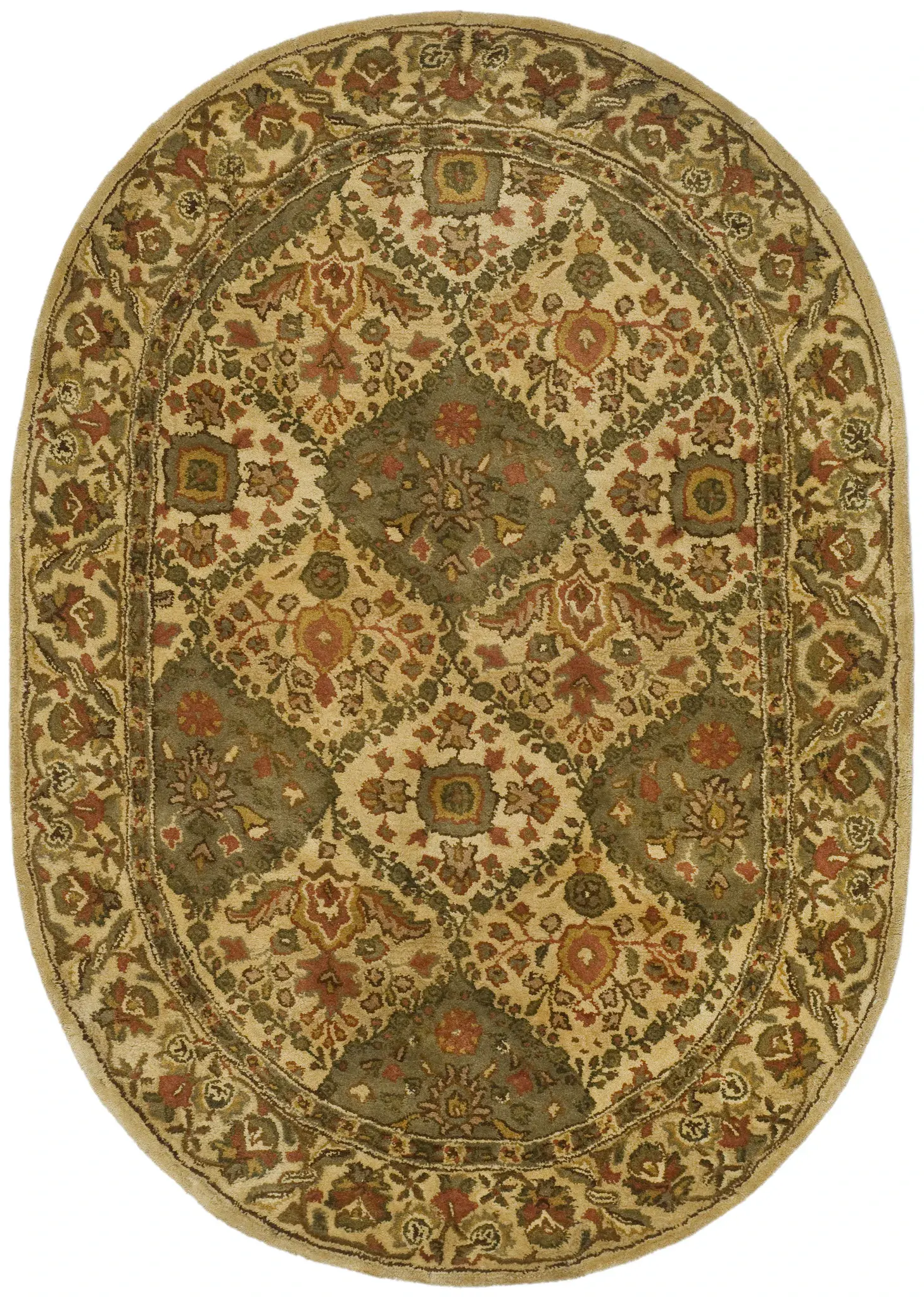 Antiquity Diamond Lattice Hand-Tufted Wool Rug