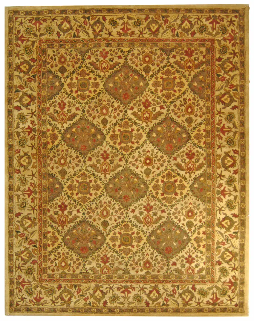 Antiquity Diamond Lattice Hand-Tufted Wool Rug