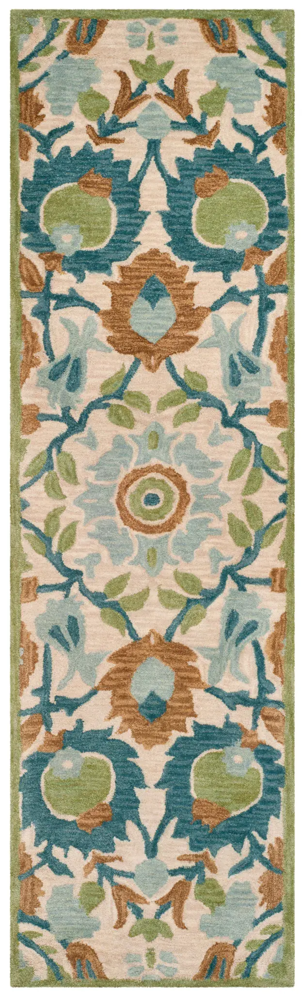 Antiquity Floral Medallion Hand-Tufted Wool Rug
