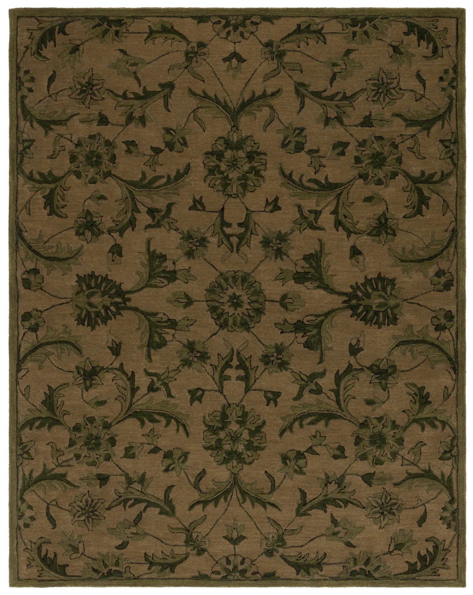 Antiquity Allover Scroll Hand-Tufted Wool Rug