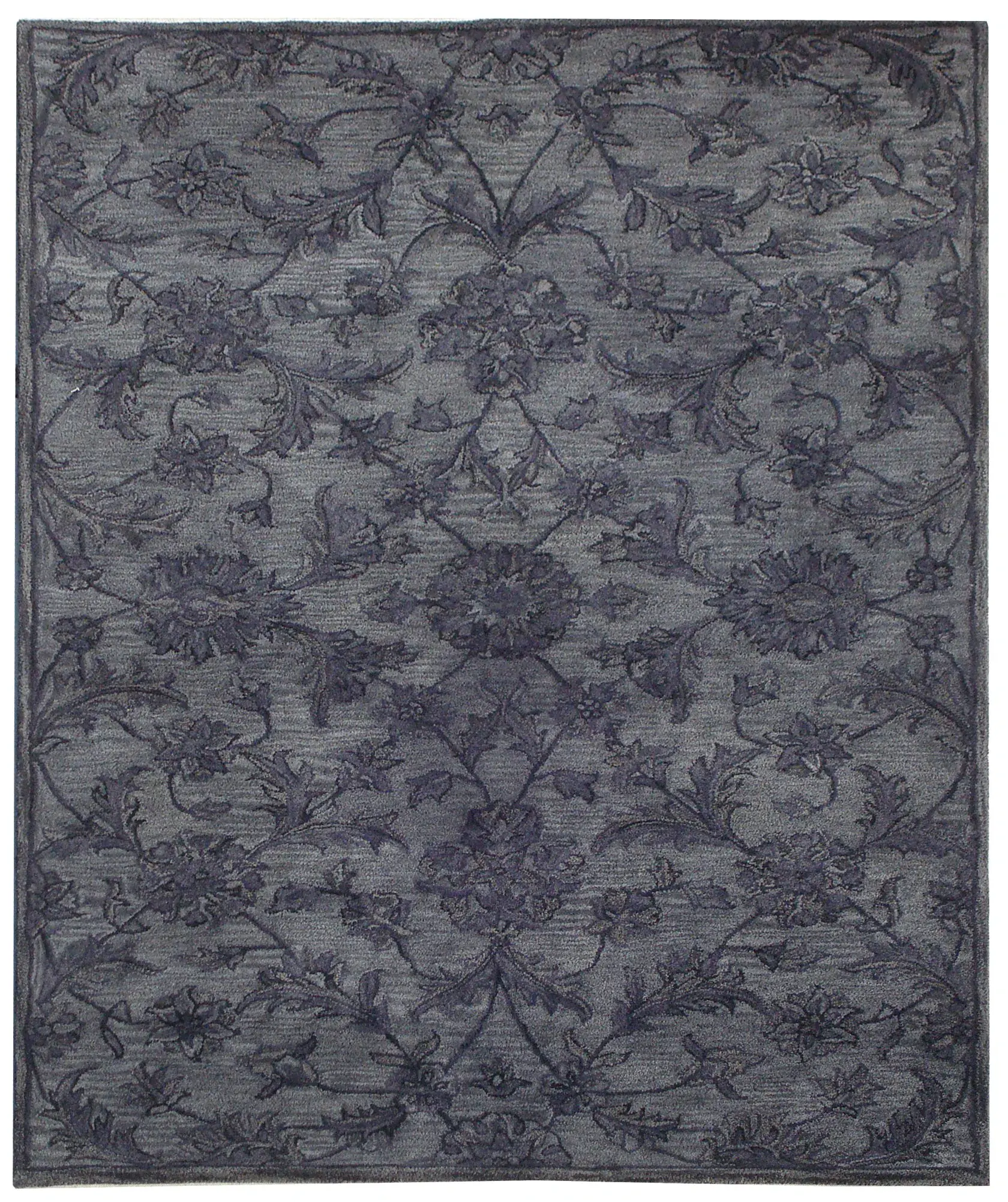 Antiquity Allover Scroll Hand-Tufted Wool Rug