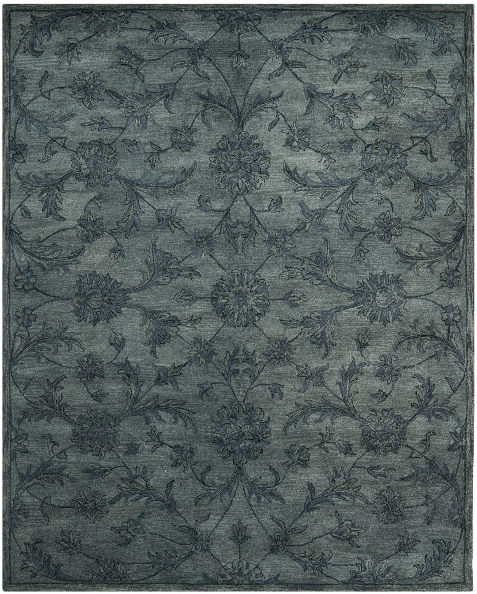 Antiquity Allover Scroll Hand-Tufted Wool Rug