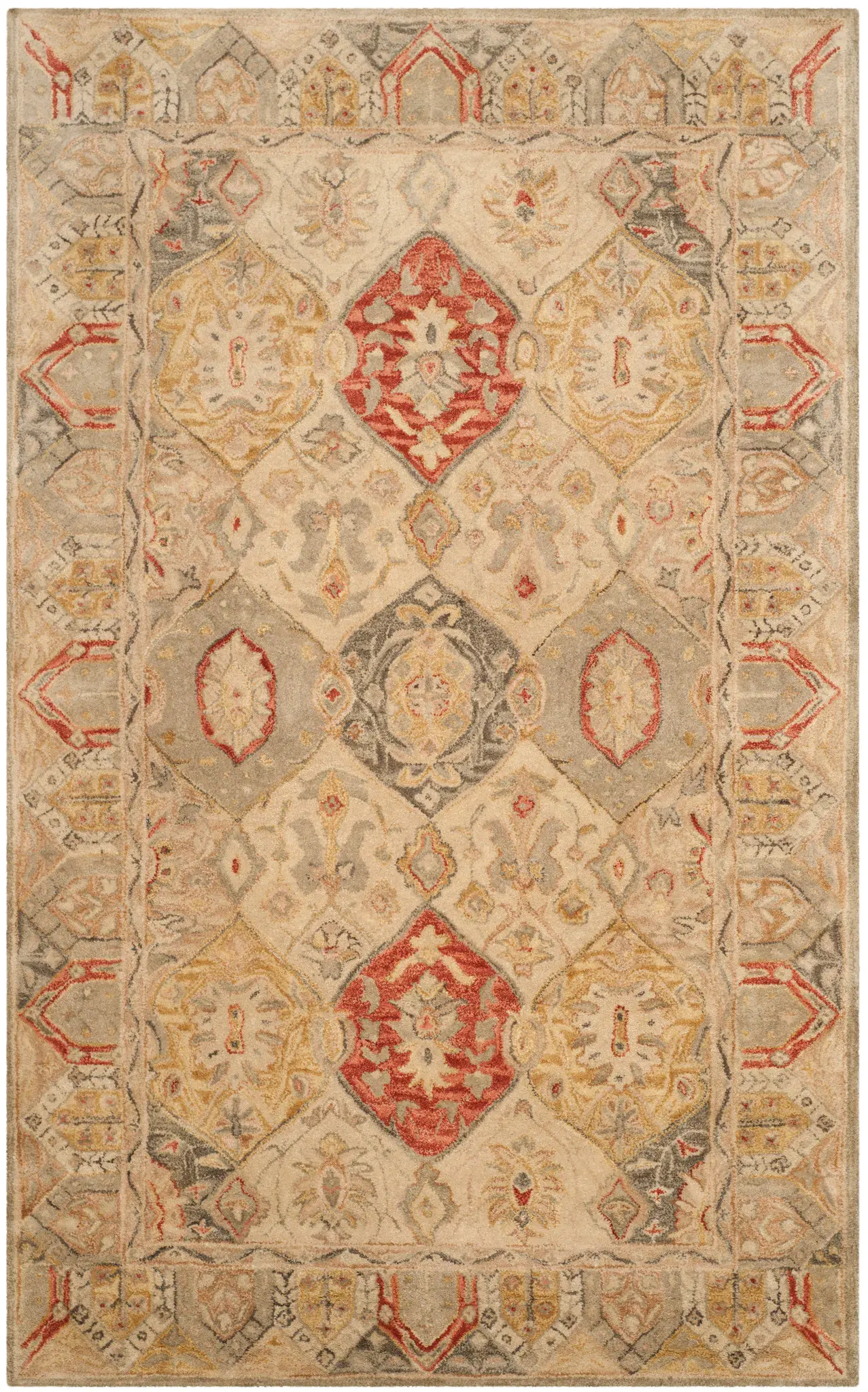 Antiquity Medallion Hand-Tufted Wool Rug