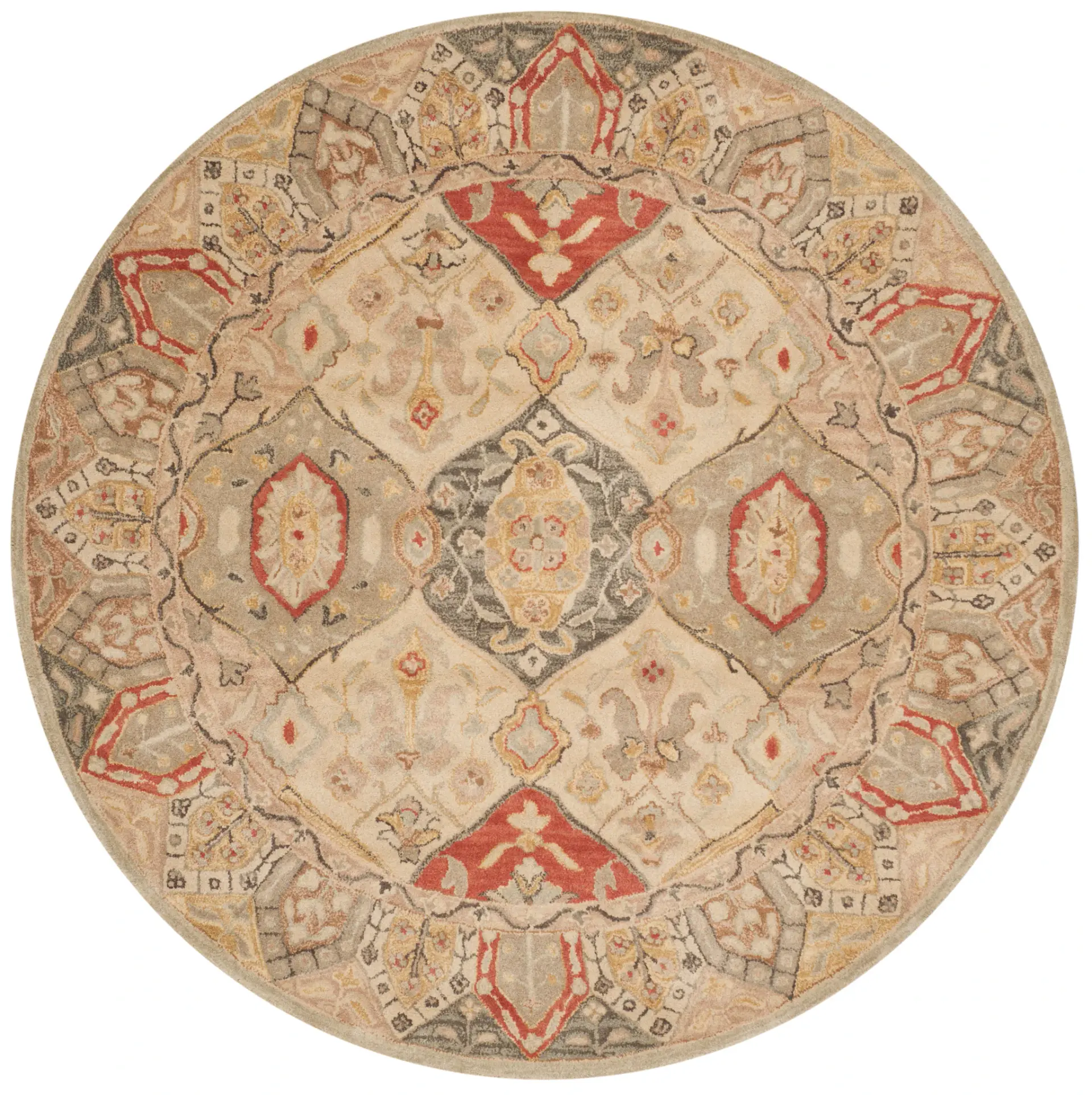 Antiquity Medallion Hand-Tufted Wool Rug