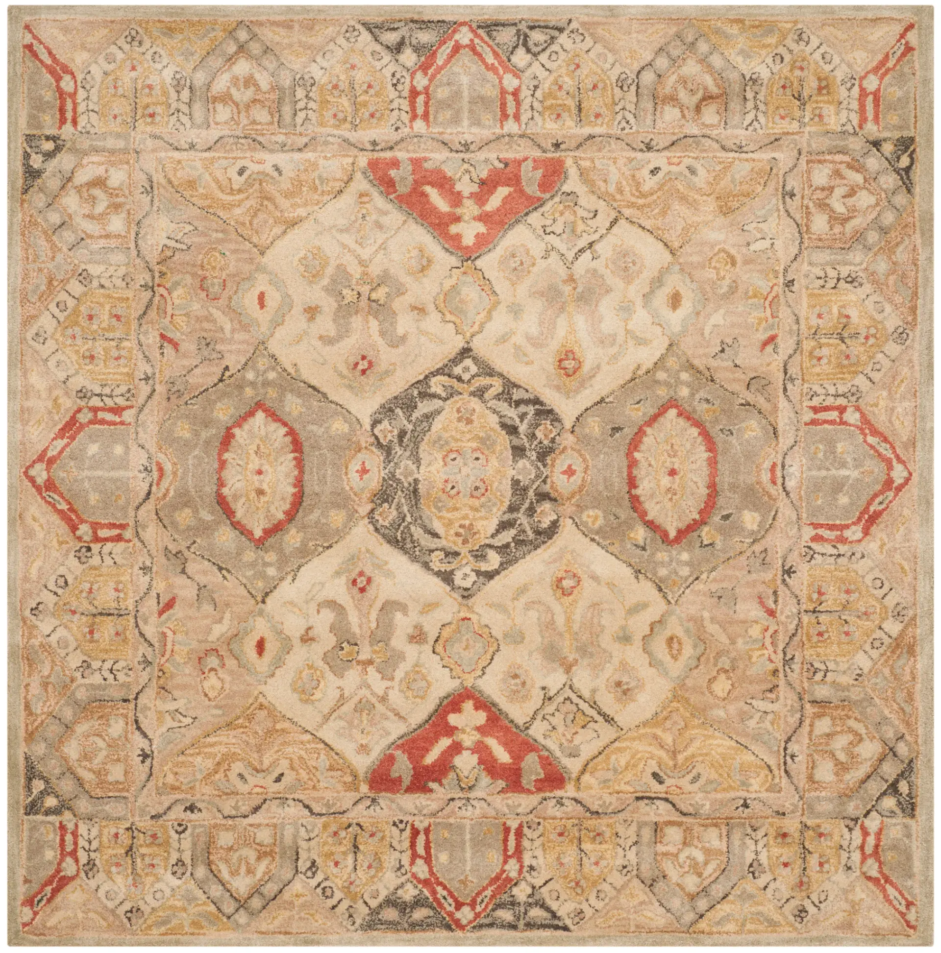 Antiquity Medallion Hand-Tufted Wool Rug