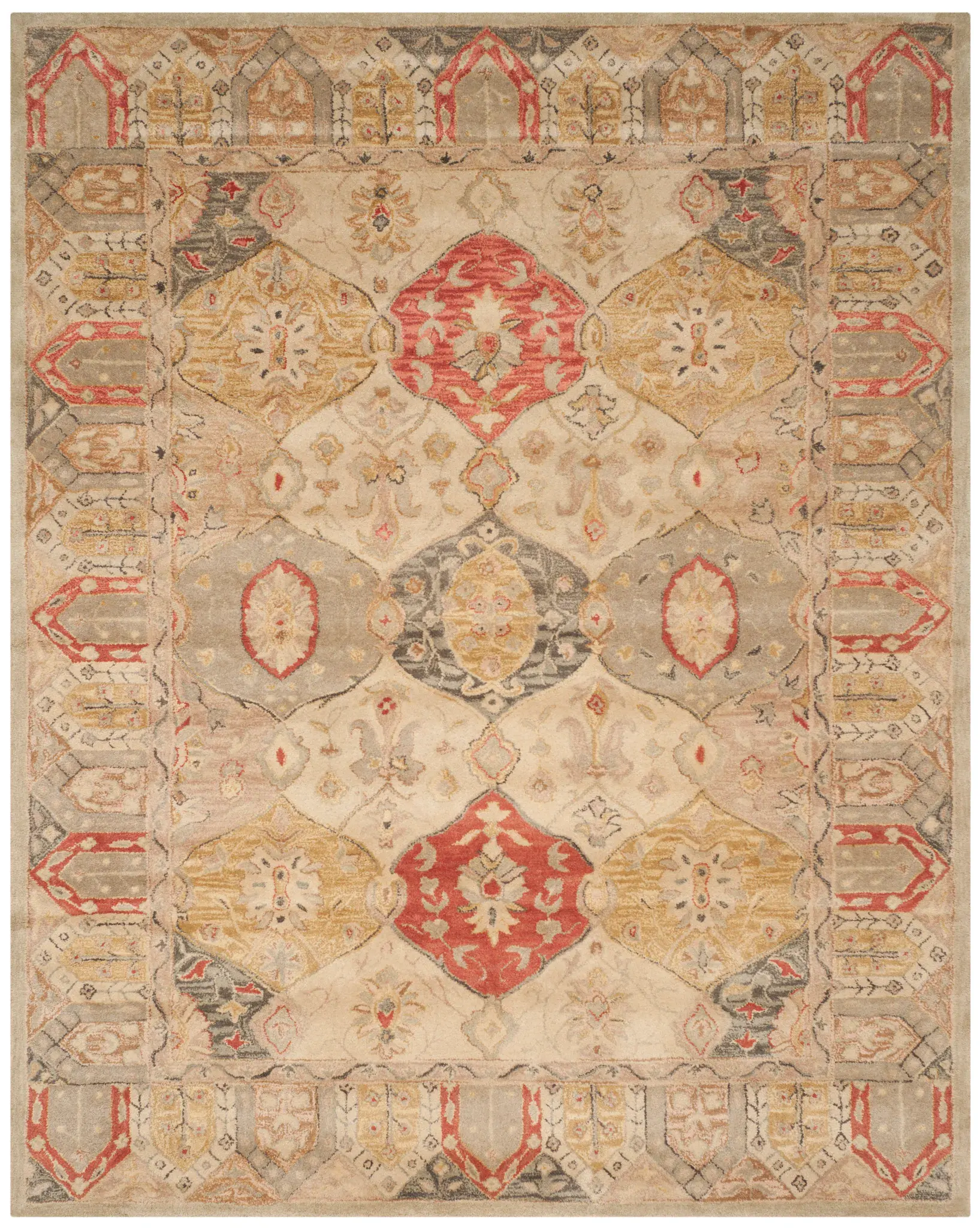 Antiquity Medallion Hand-Tufted Wool Rug