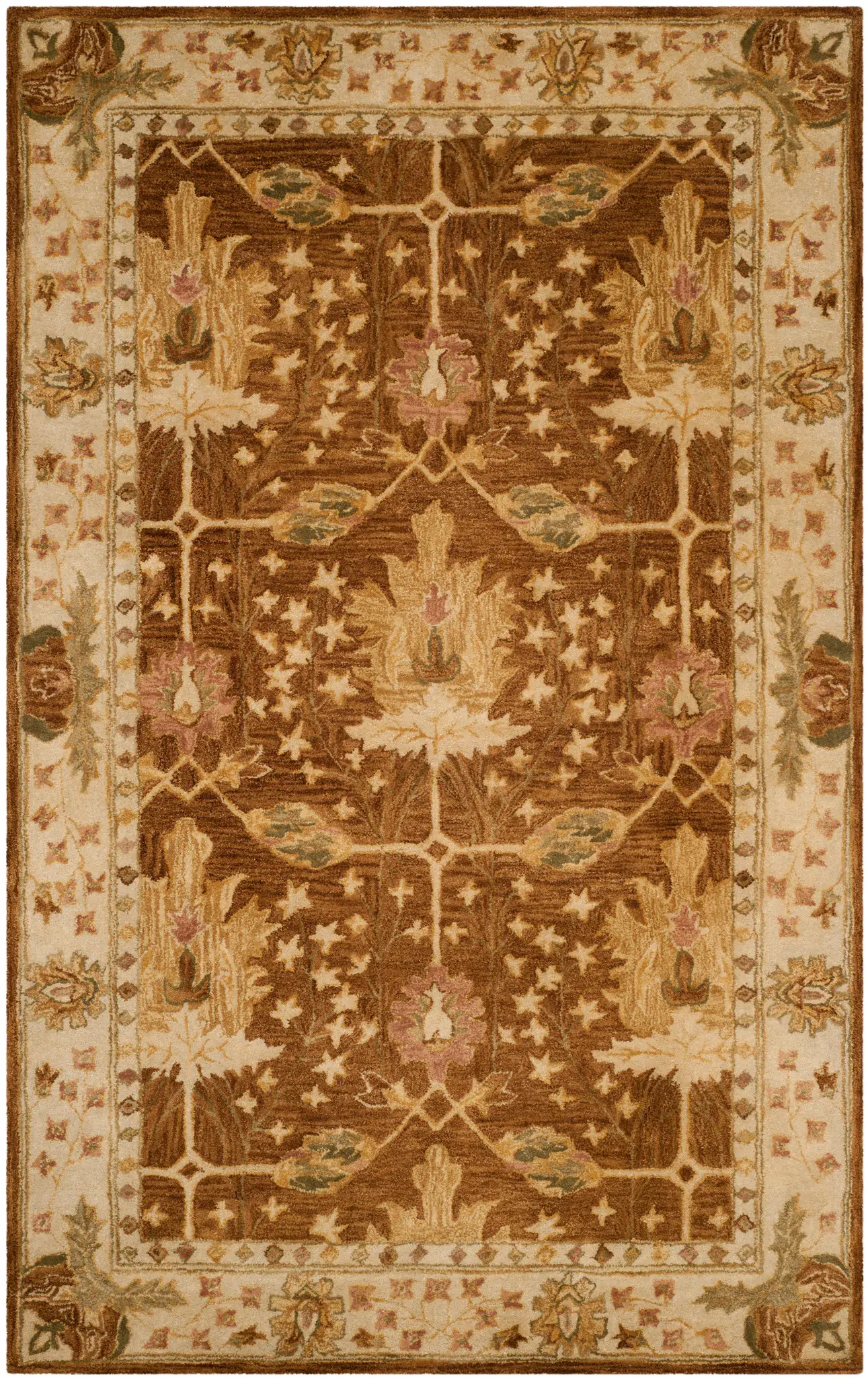 Antiquity Floral Vine Hand-Tufted Wool Rug