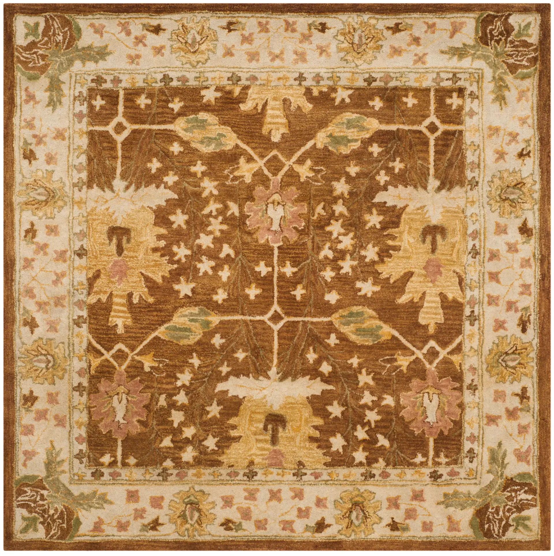 Antiquity Floral Vine Hand-Tufted Wool Rug