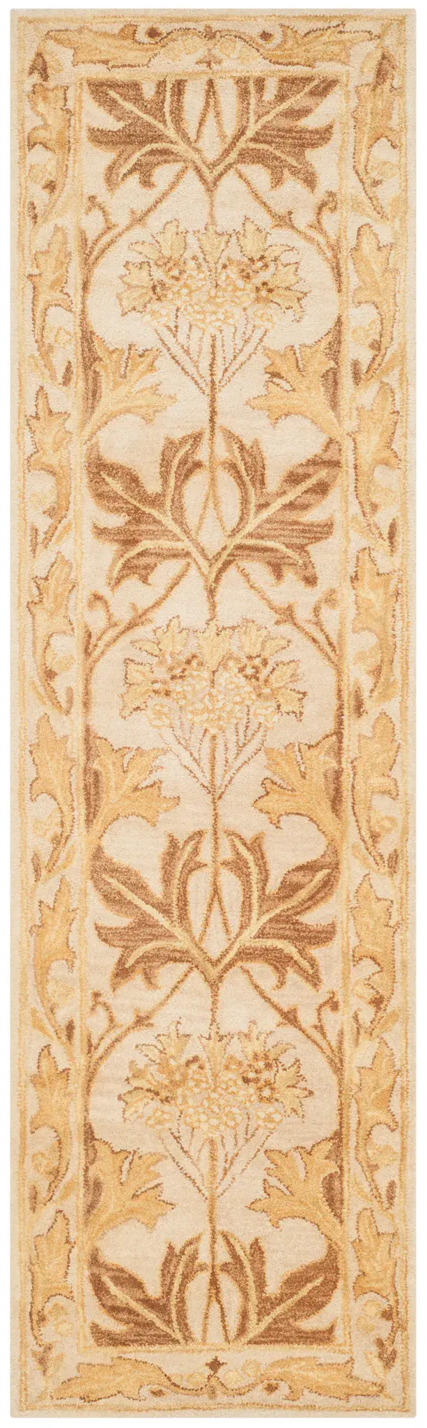 Antiquity Botanical Leaf Hand-Tufted Wool Rug
