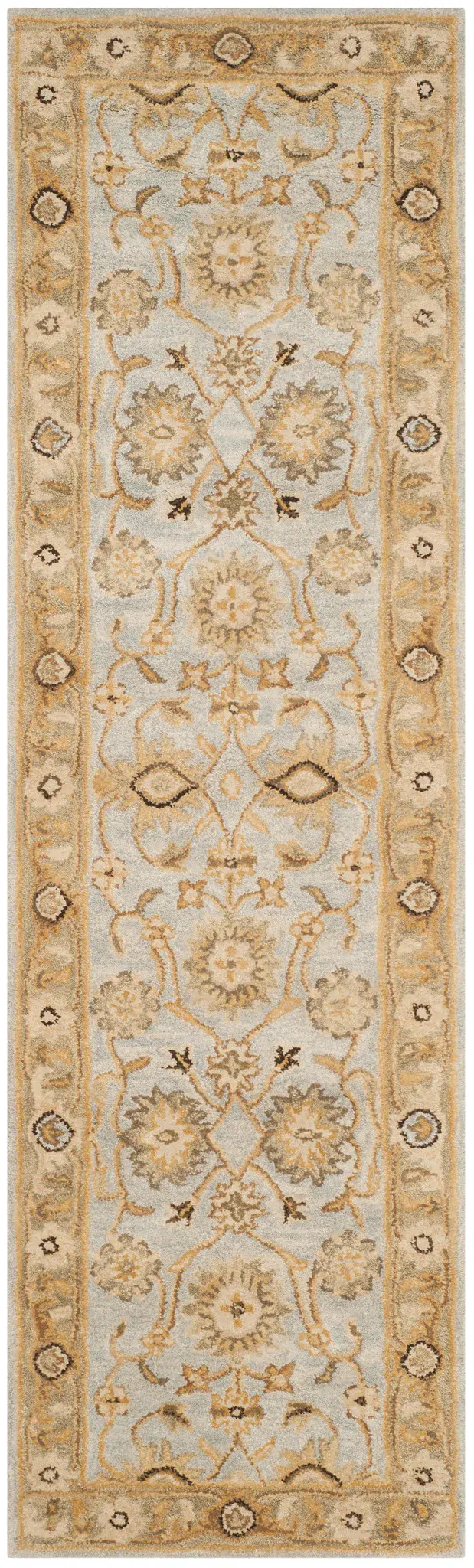 Antiquity Rosette Floral Hand-Tufted Wool Rug
