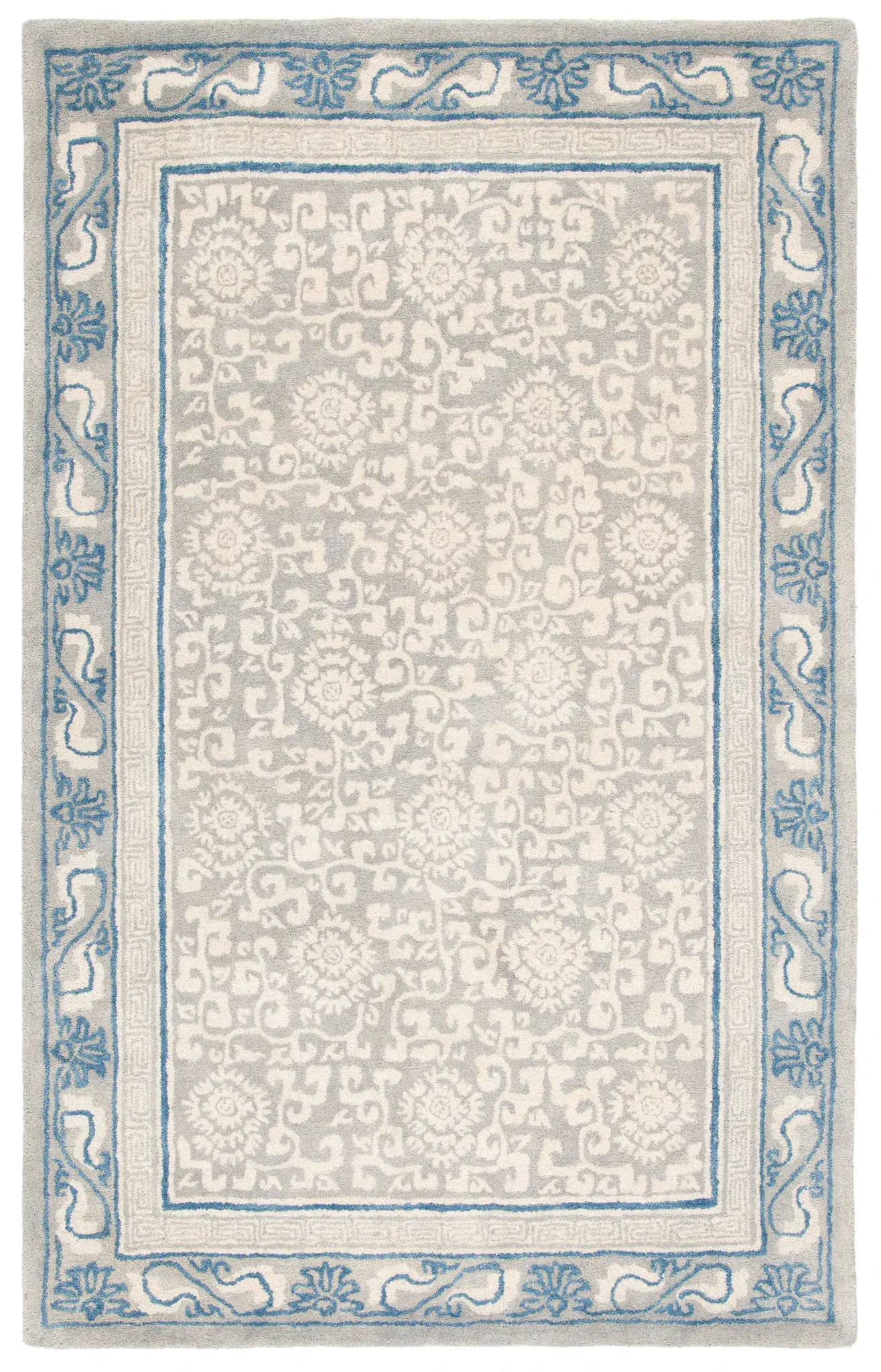 Antiquity Floral Medallion Hand-Tufted Wool Rug