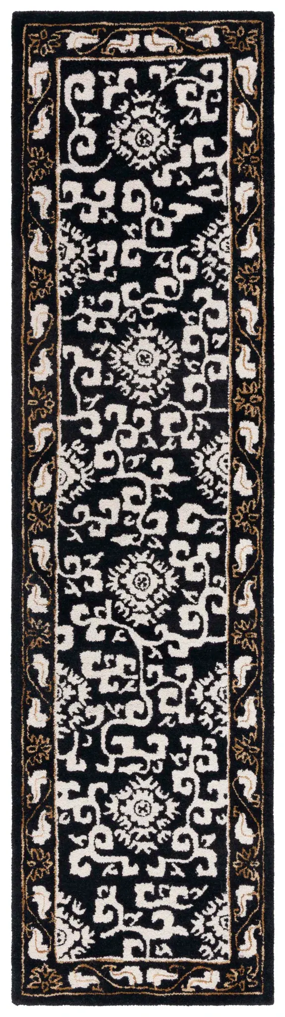 Antiquity Floral Medallion Hand-Tufted Wool Rug