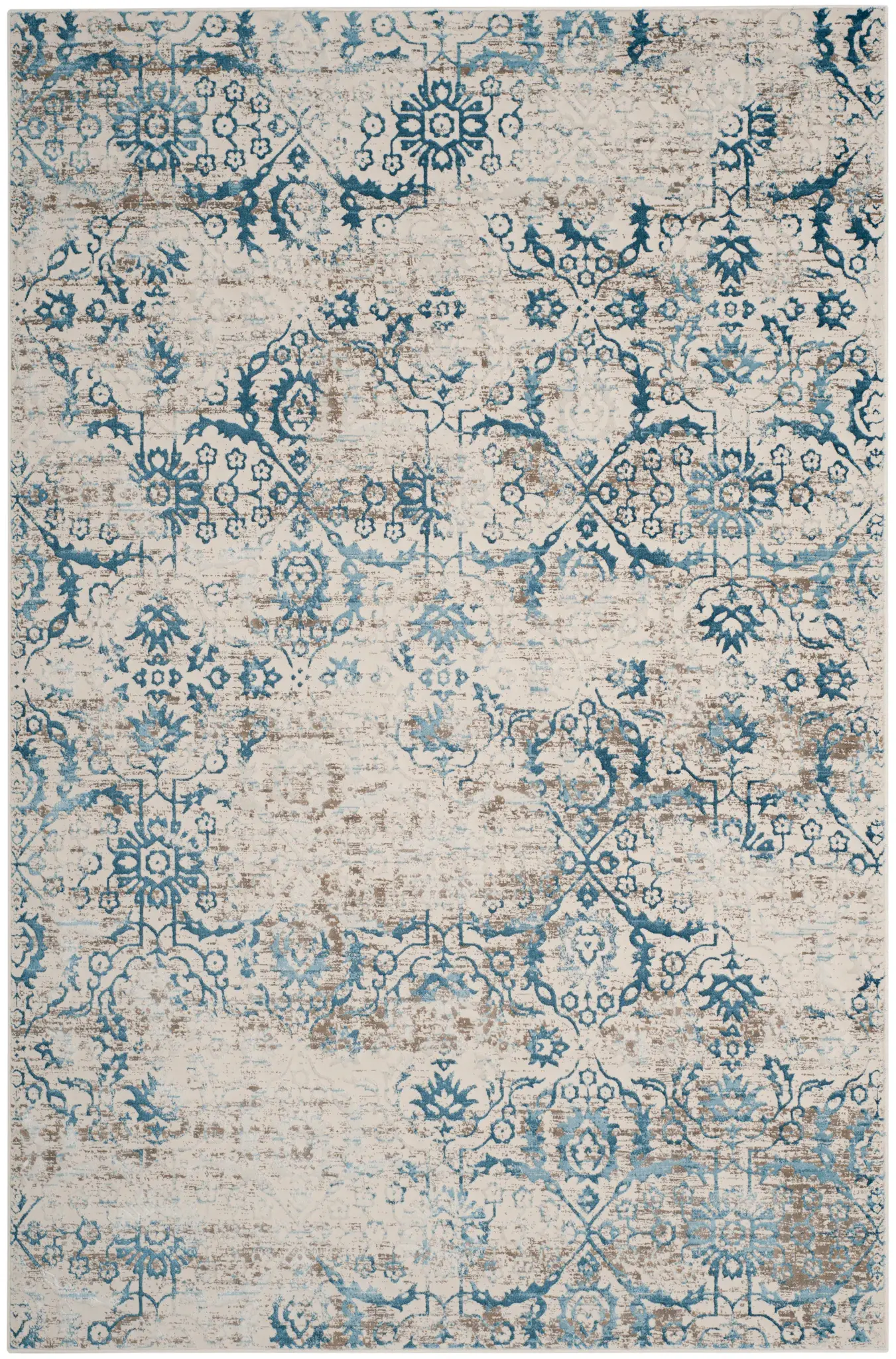 Artifact Distressed Floral Rug