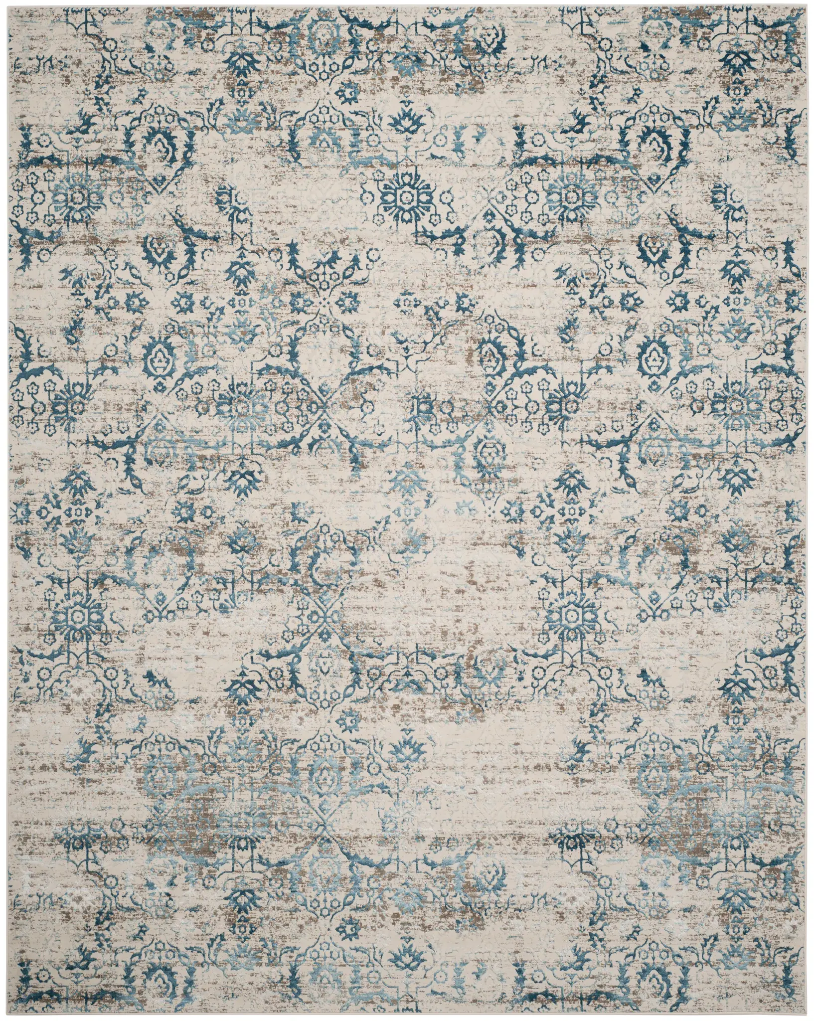 Artifact Distressed Floral Rug