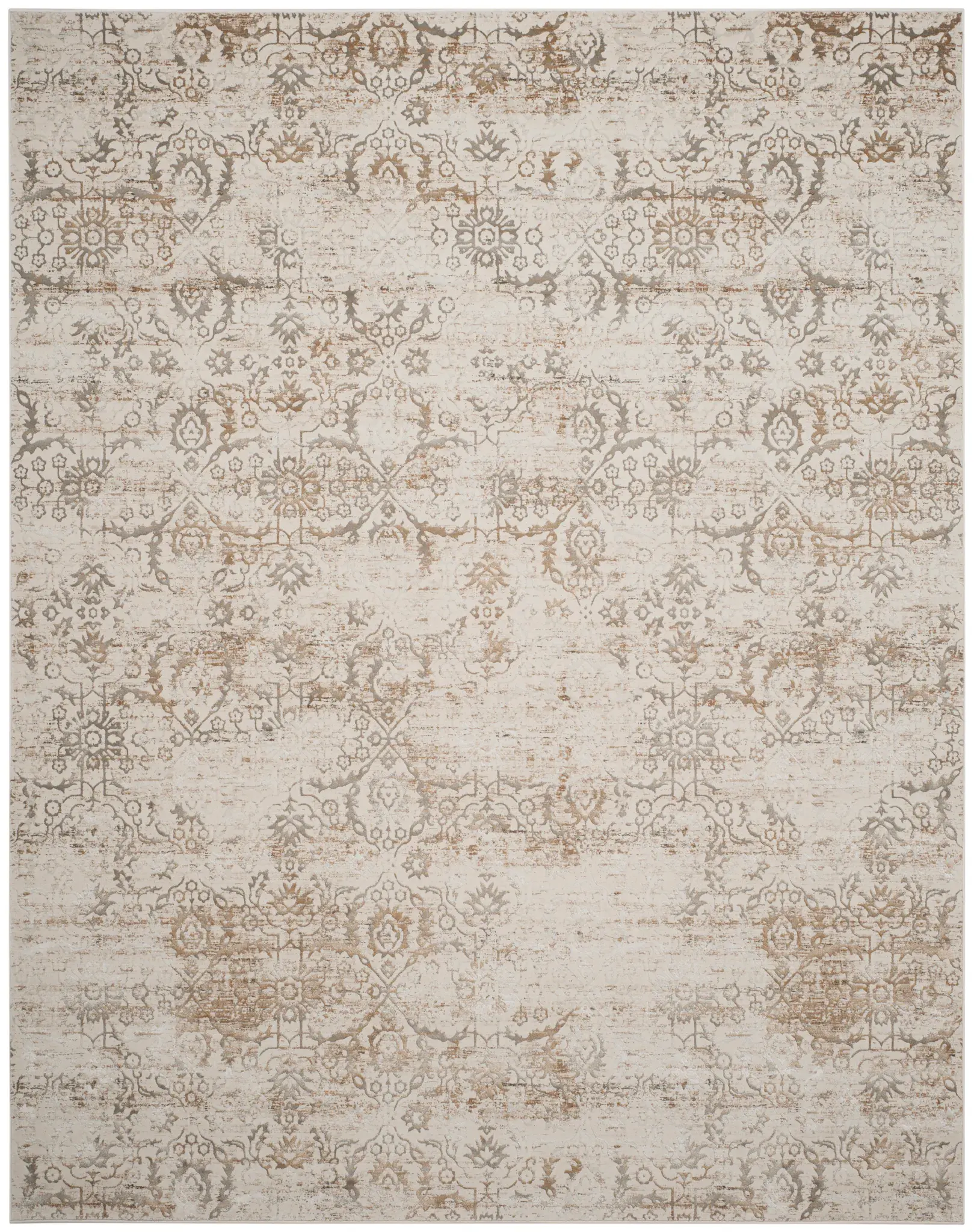 Artifact Distressed Floral Rug