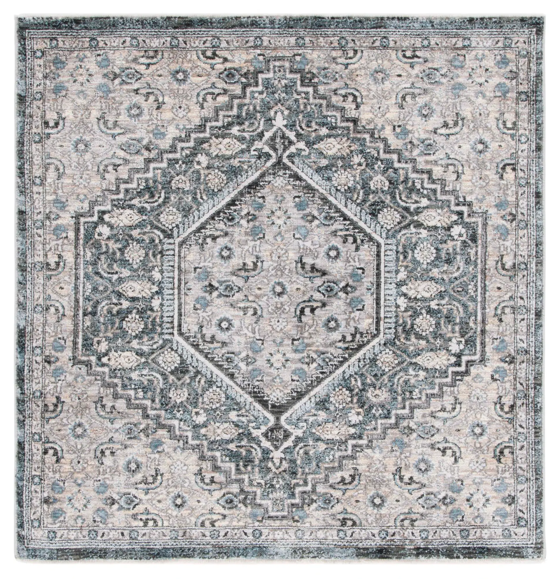 Artifact Hexagonal Medallion Rug