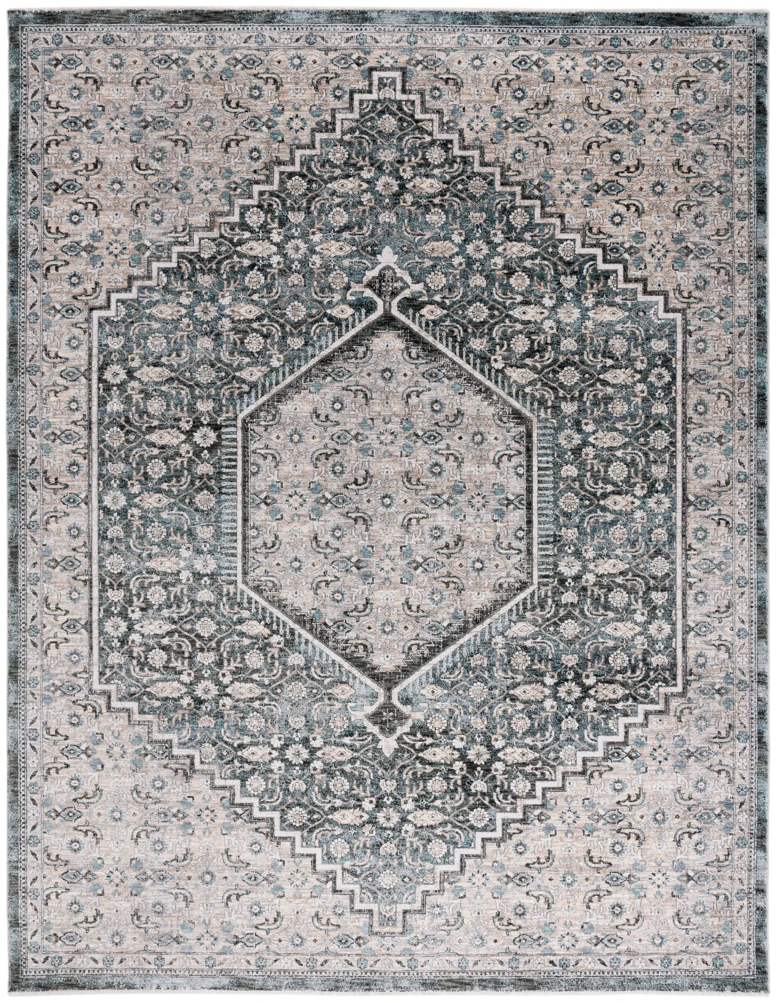 Artifact Hexagonal Medallion Rug